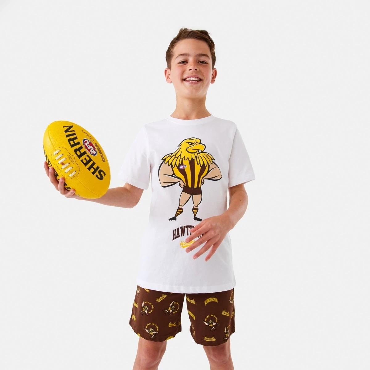 3 Active Kids AFL Pyjama Set Hawthorn, 3 of 10