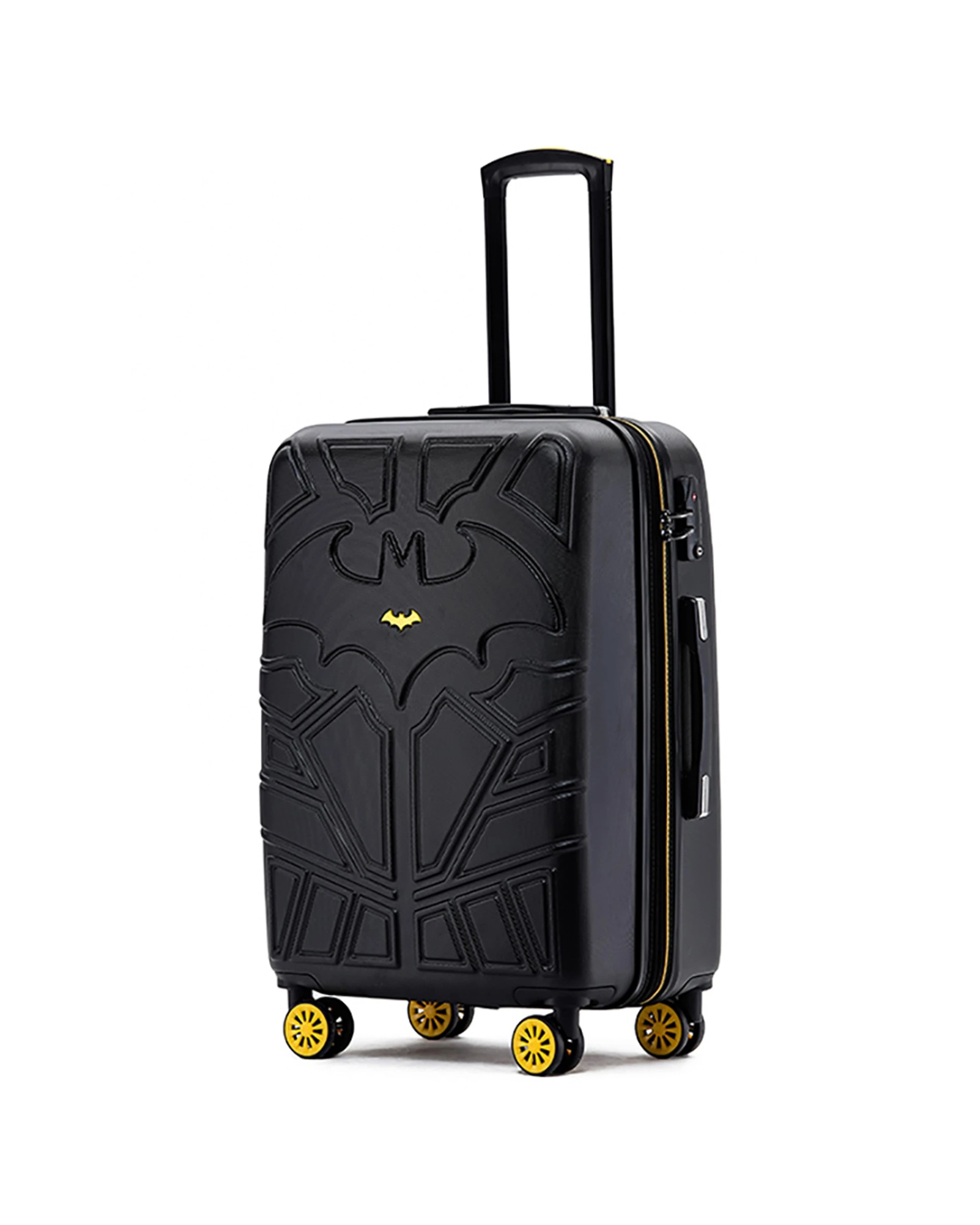 2 Batman 2pc Batman 24" 28" Trolley Checked Luggage Travel Suitcase Case Set - Black, 2 of 3