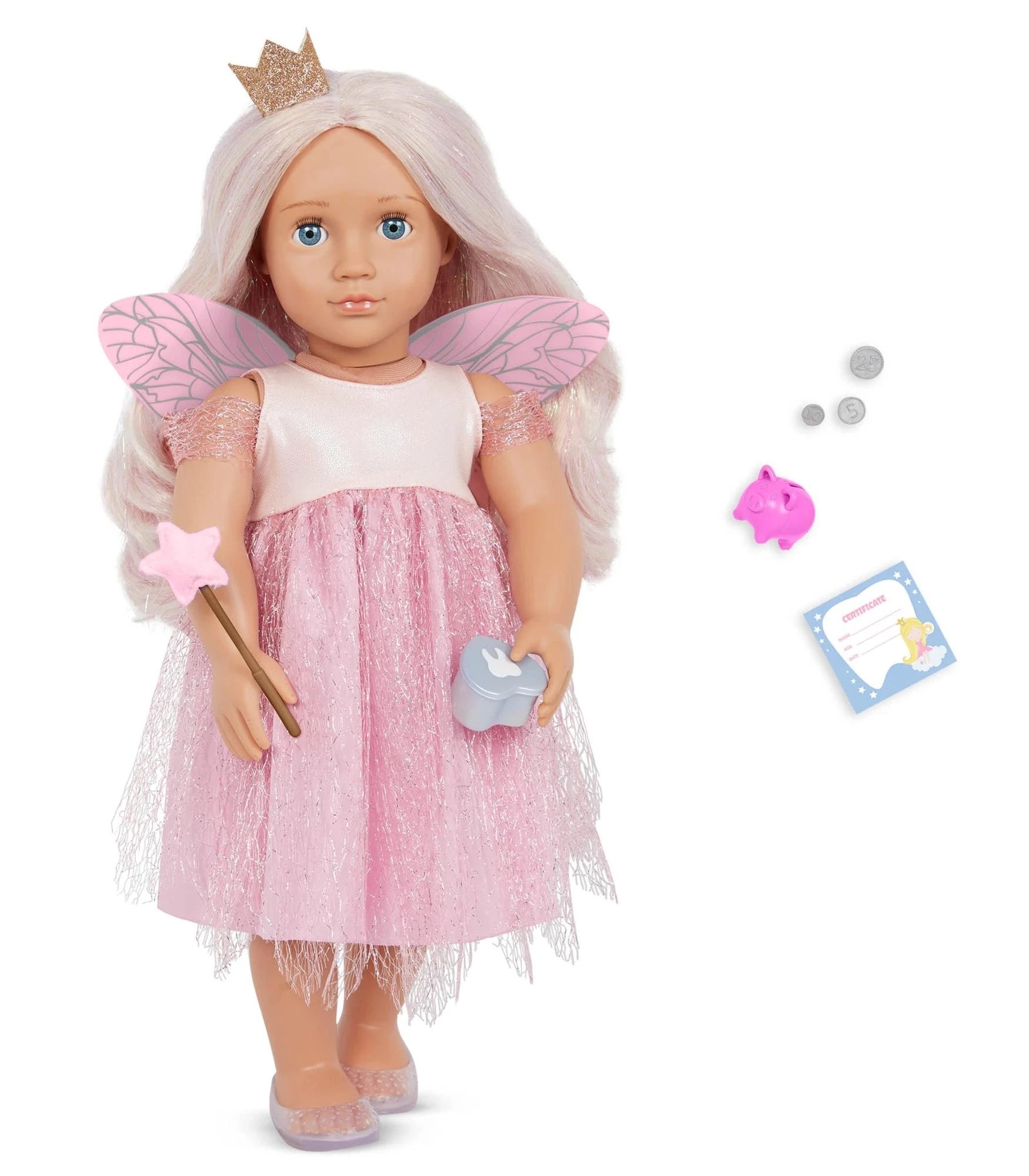 Our Generation Twinkle 46cm Tooth Fairy Doll - Pink - Kmart