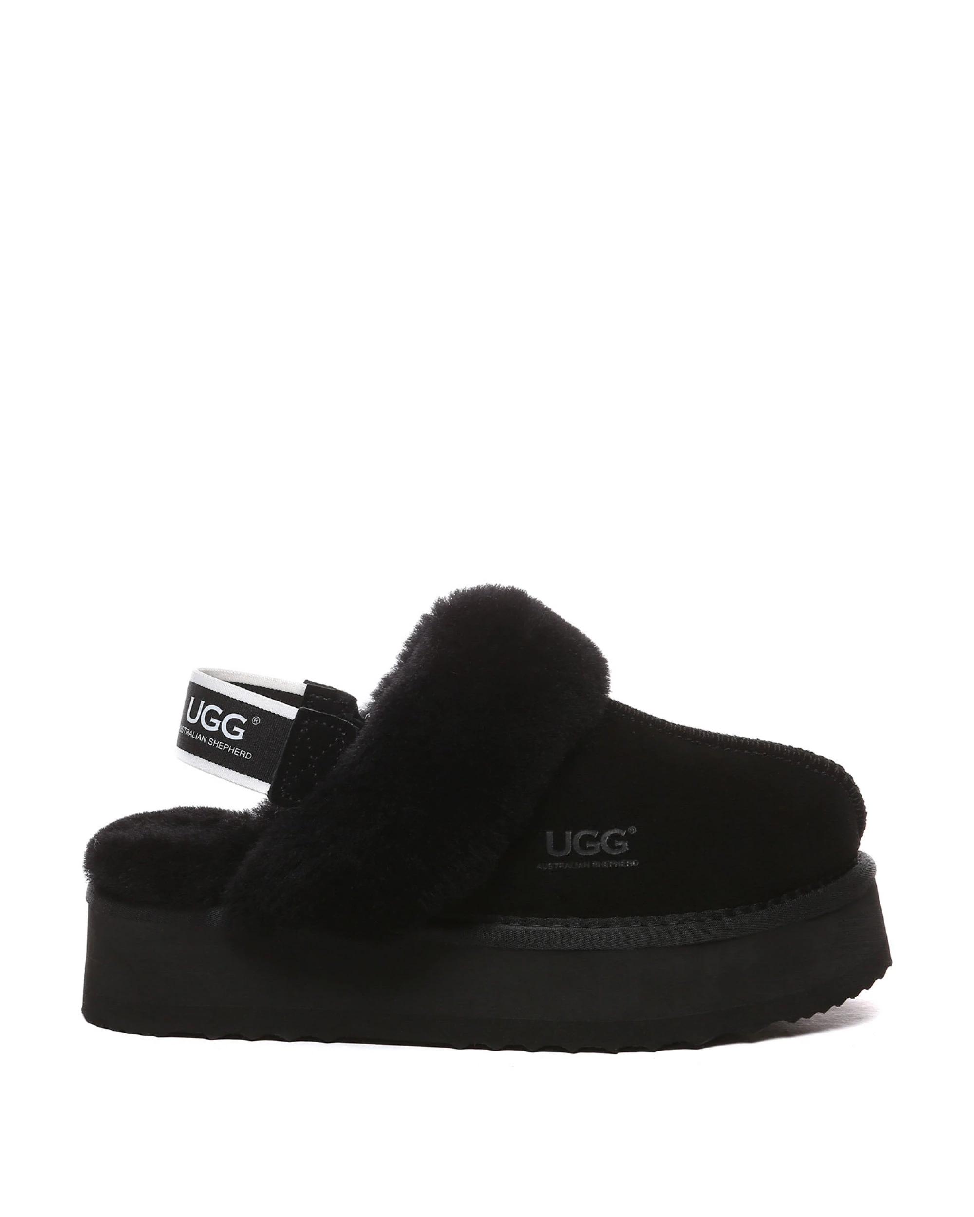 1 Australian Shepherd UGG Womens Musa platform BLACK, 1 of 5