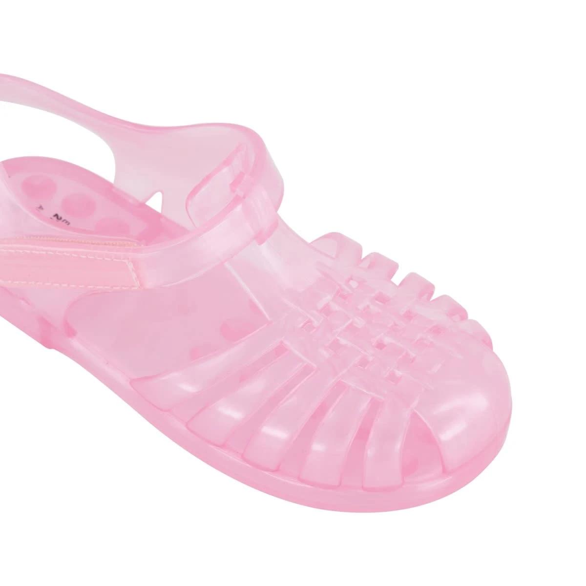 4 Junior Jelly Sandals PEARLISED PINK, 4 of 4