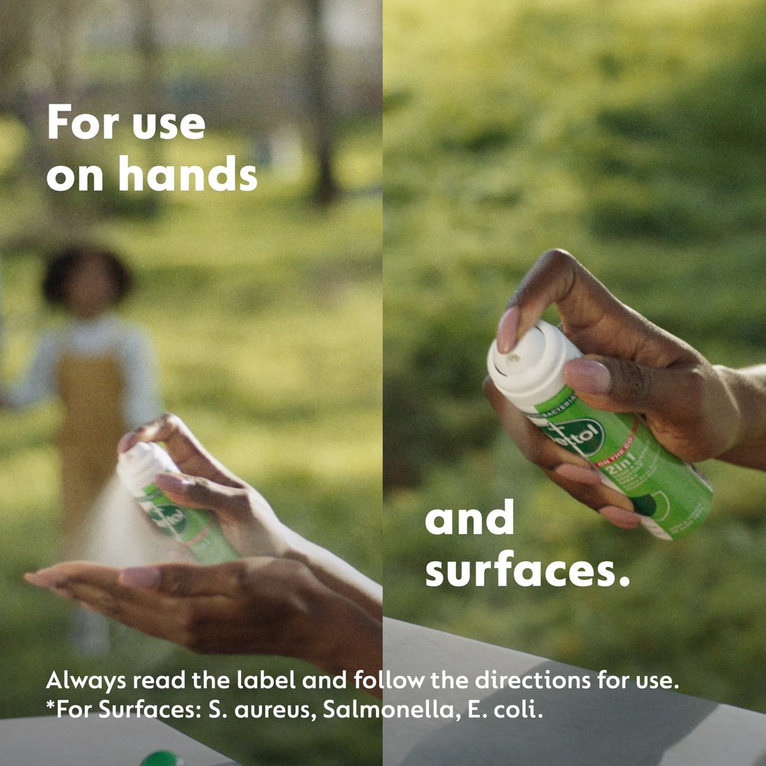 4 Dettol 2-in-1 Hand and Surface Sanitiser Spray 90ml - Aloe Vera, 4 of 6