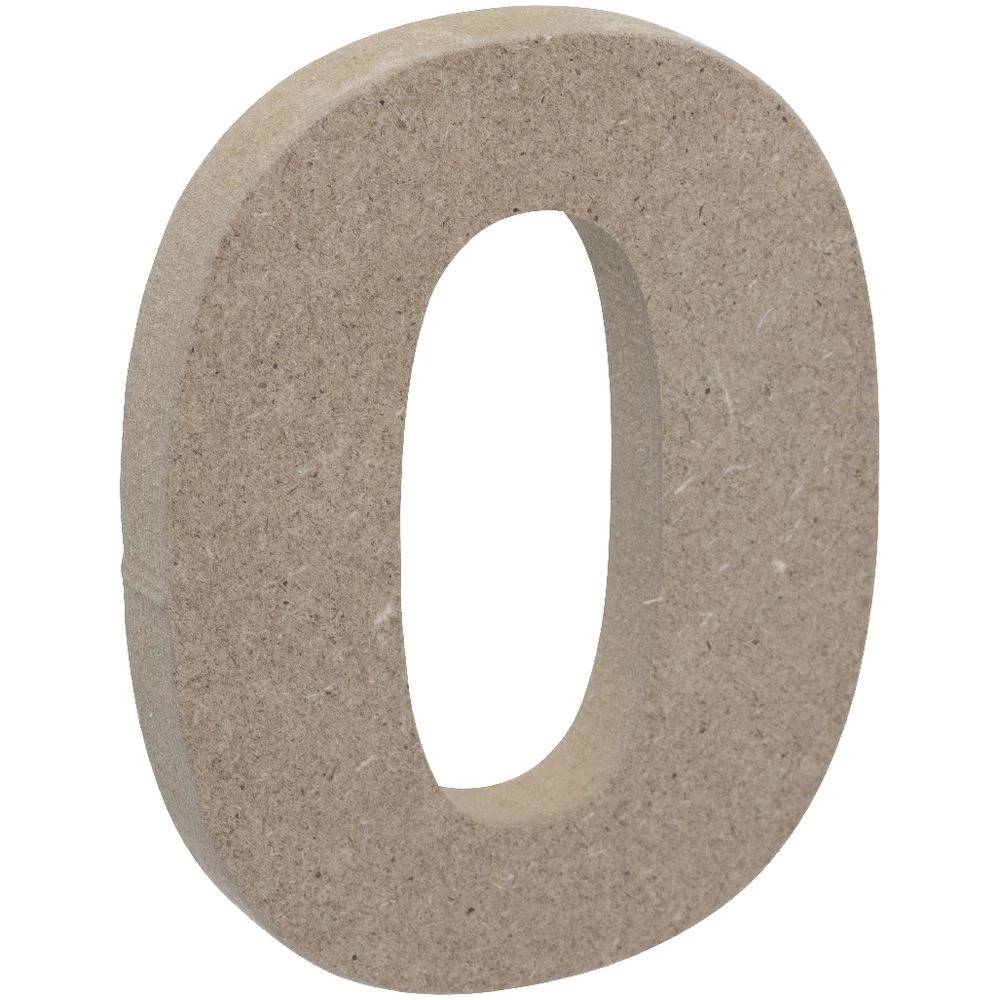 3 Born Wooden Number 0 10cm, 3 of 3