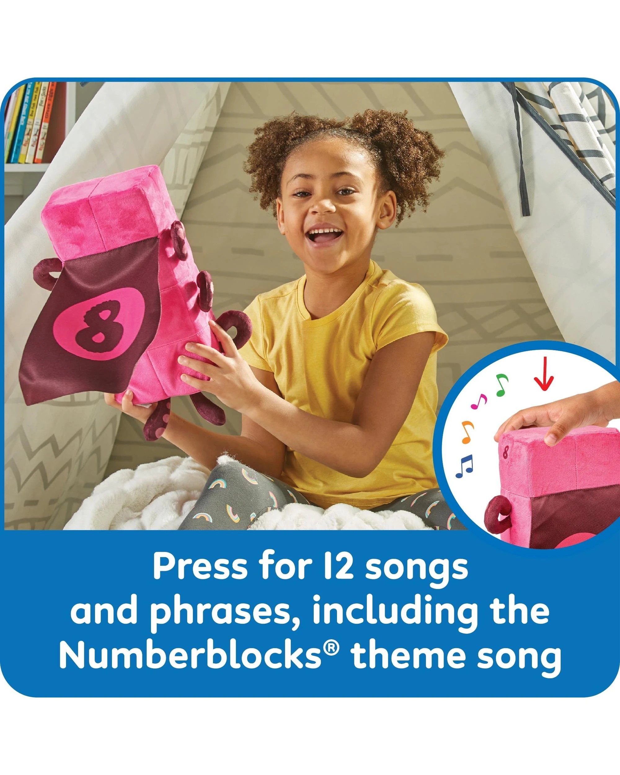4 Numberblocks Sing-Along Superhero Octoblock Plush, 4 of 5