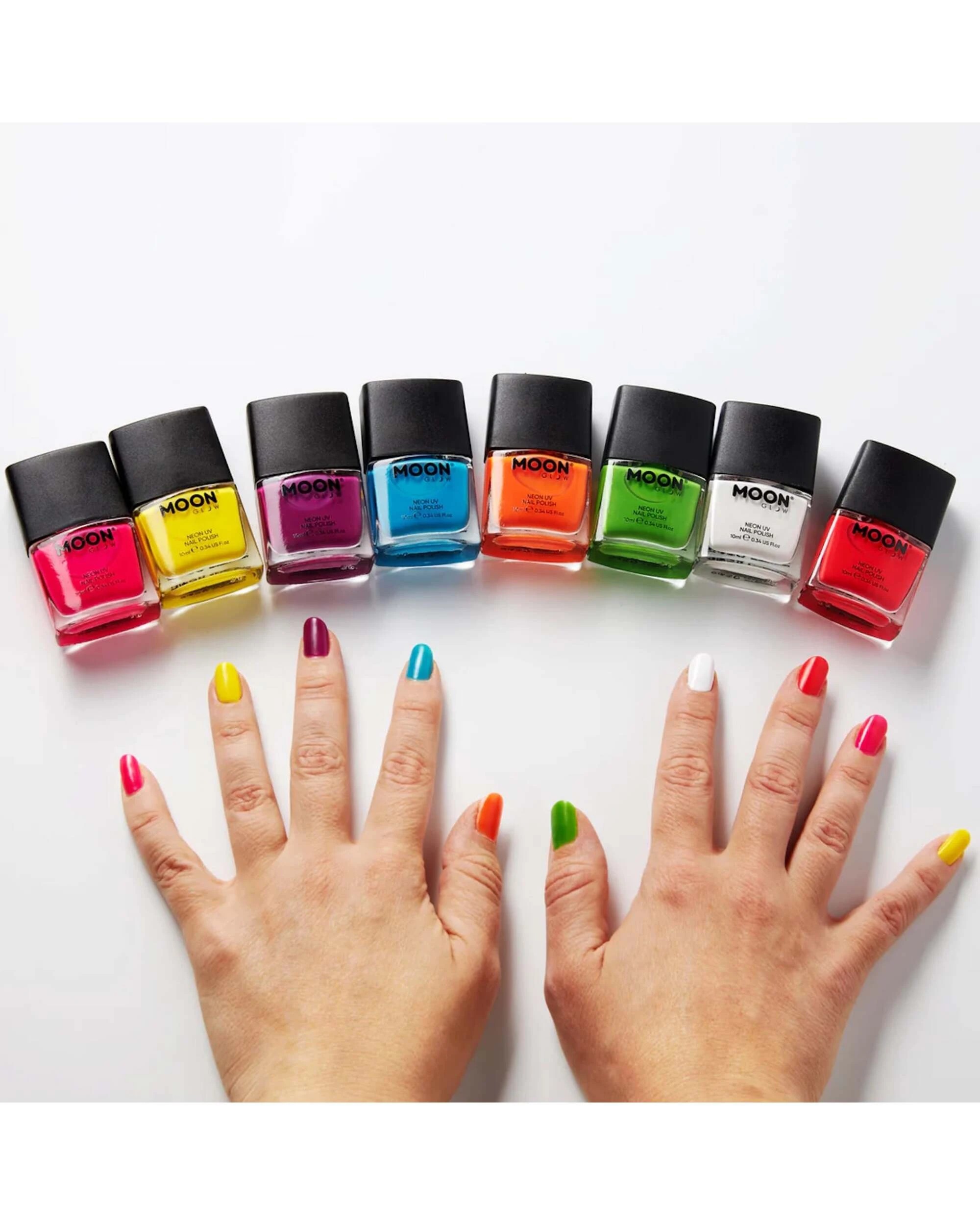 3 Moon Glow Intense Neon UV Nail Polish - One Size - Blue, 3 of 4