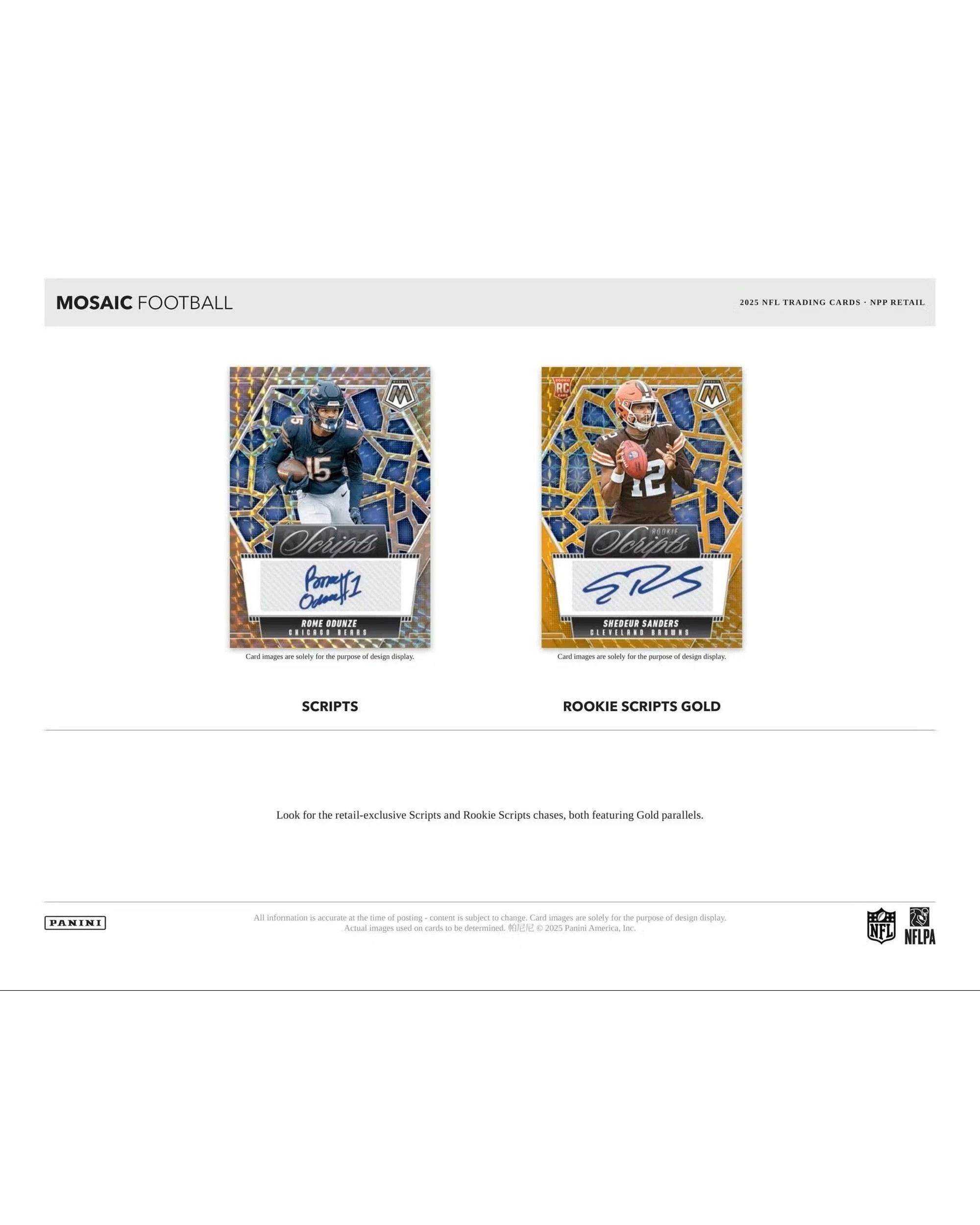 4 Panini NFL 2025 Mosaic Football Fat Pack, 4 of 10