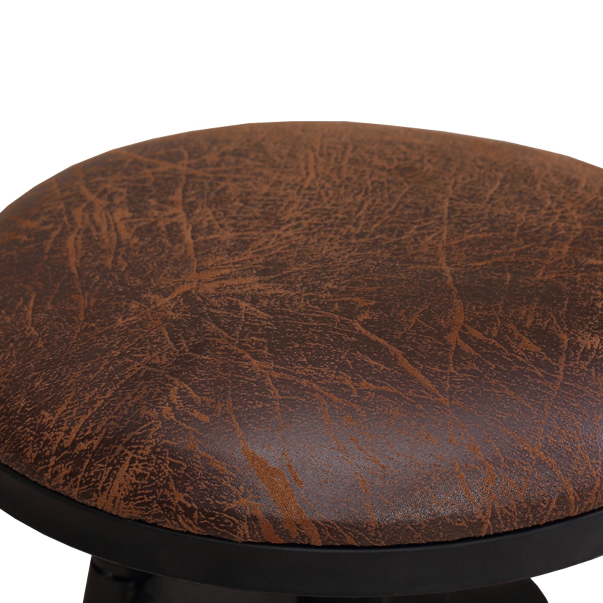 6 Levede 2x Industrial Swivel Bar Stools - Black, 6 of 7