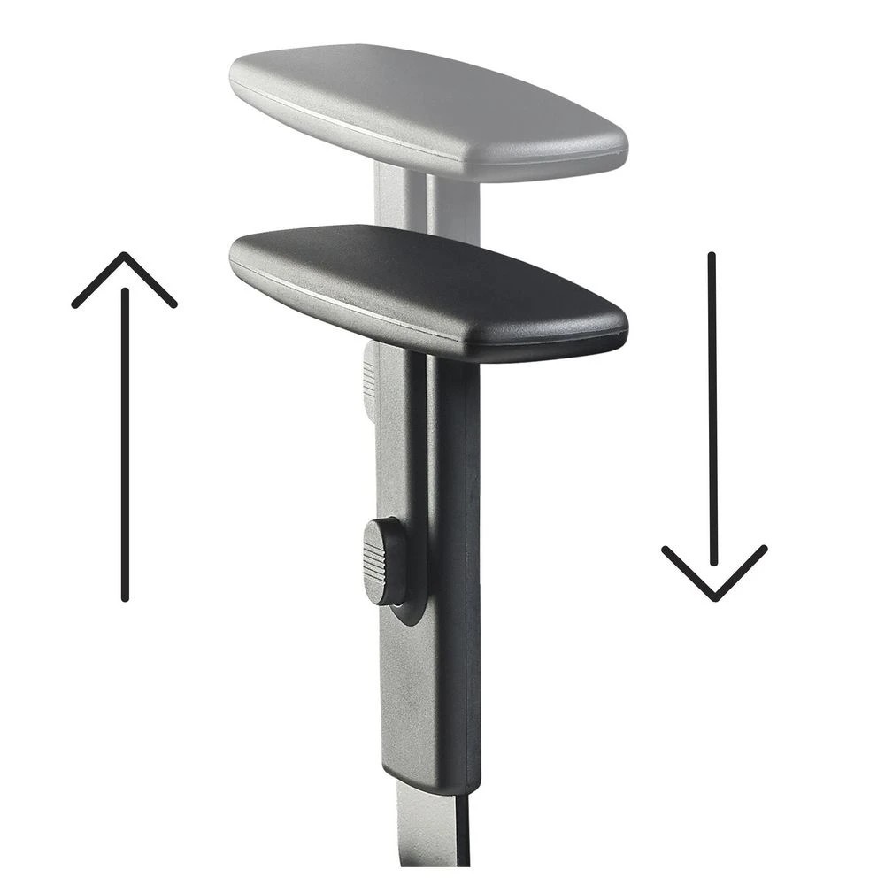 2 Pago Matrix II Plus Heavy-Duty w/Height Adjustable Arms Black Drafting Chairs, 2 of 8