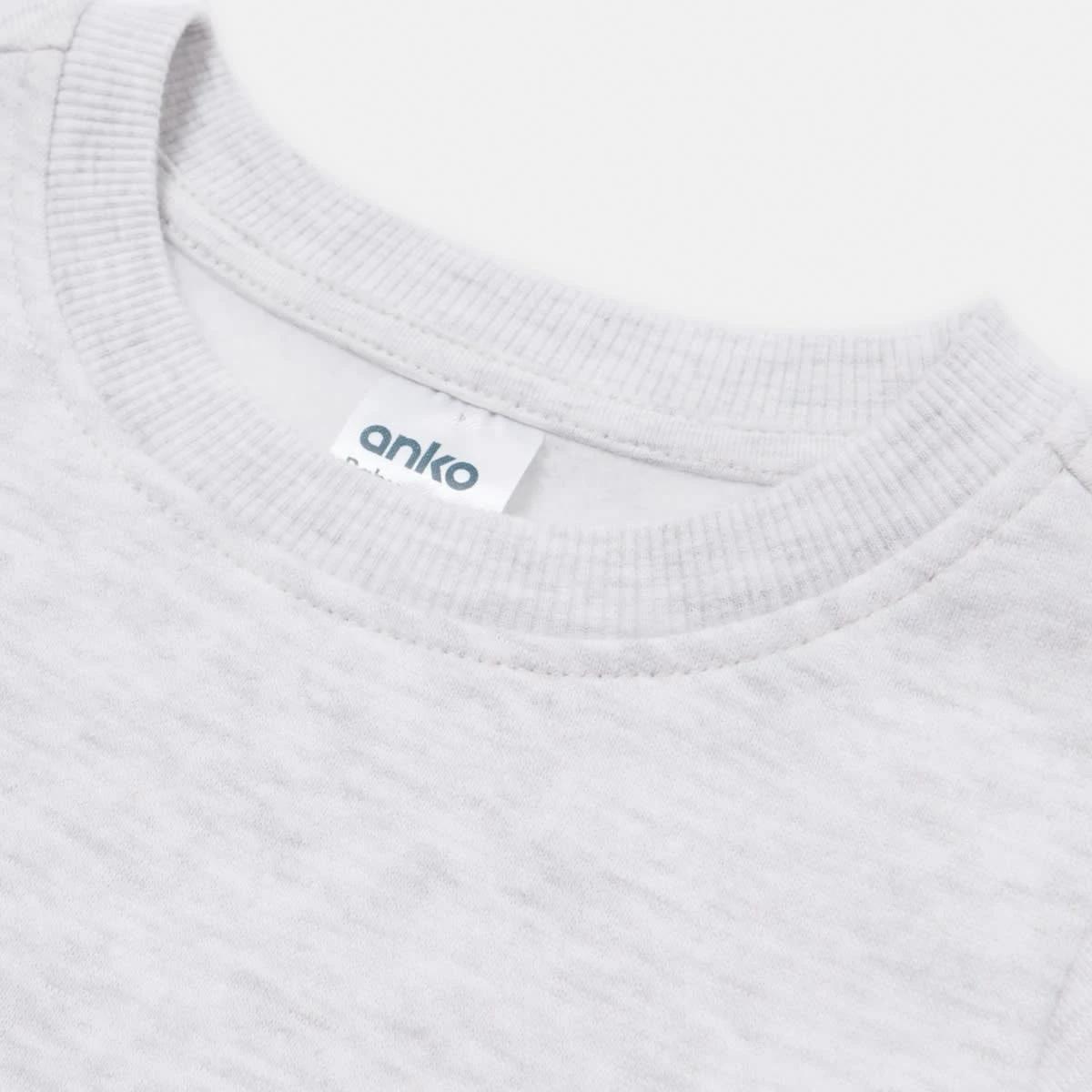 3 Everyday Sweatshirt Wht Marle, 3 of 3