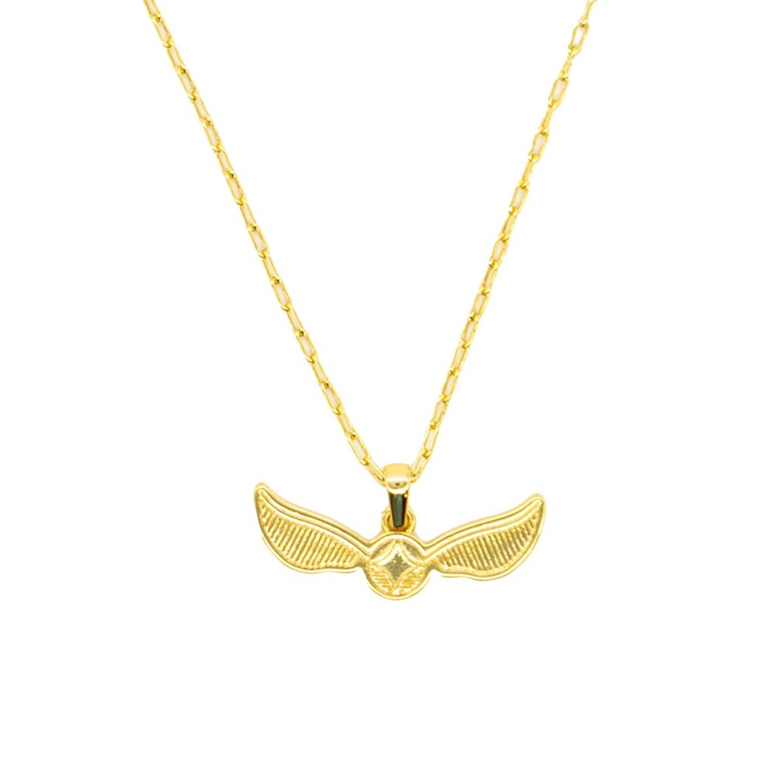 1 Harry Potter - Snitch Wings Necklace - Gold, 1 of 5