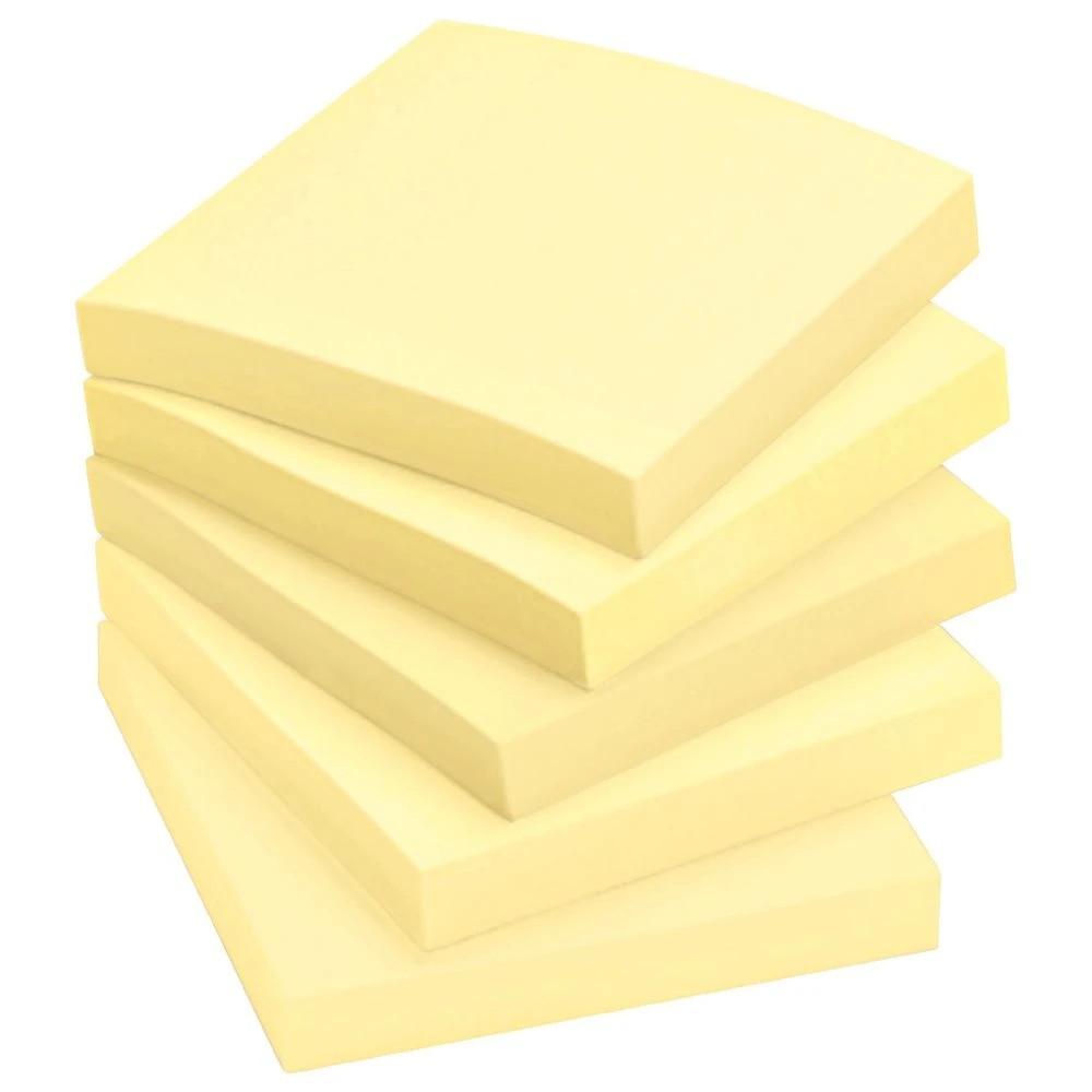 2 Post-it Notes 76x76mm Canary Yellow 12 Pack, 2 of 7