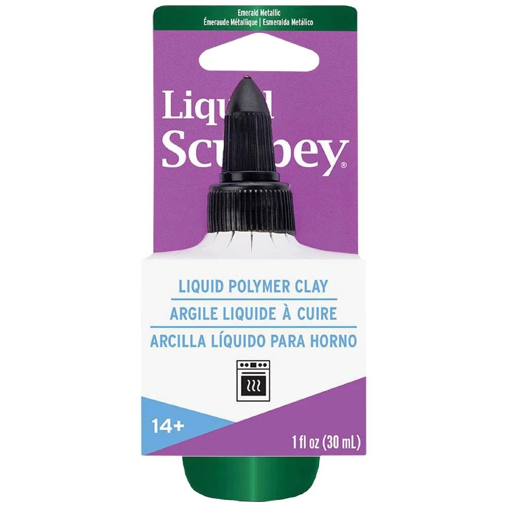 1 Sculpey Liquid 30mL Emerald Metallic, 1 of 1