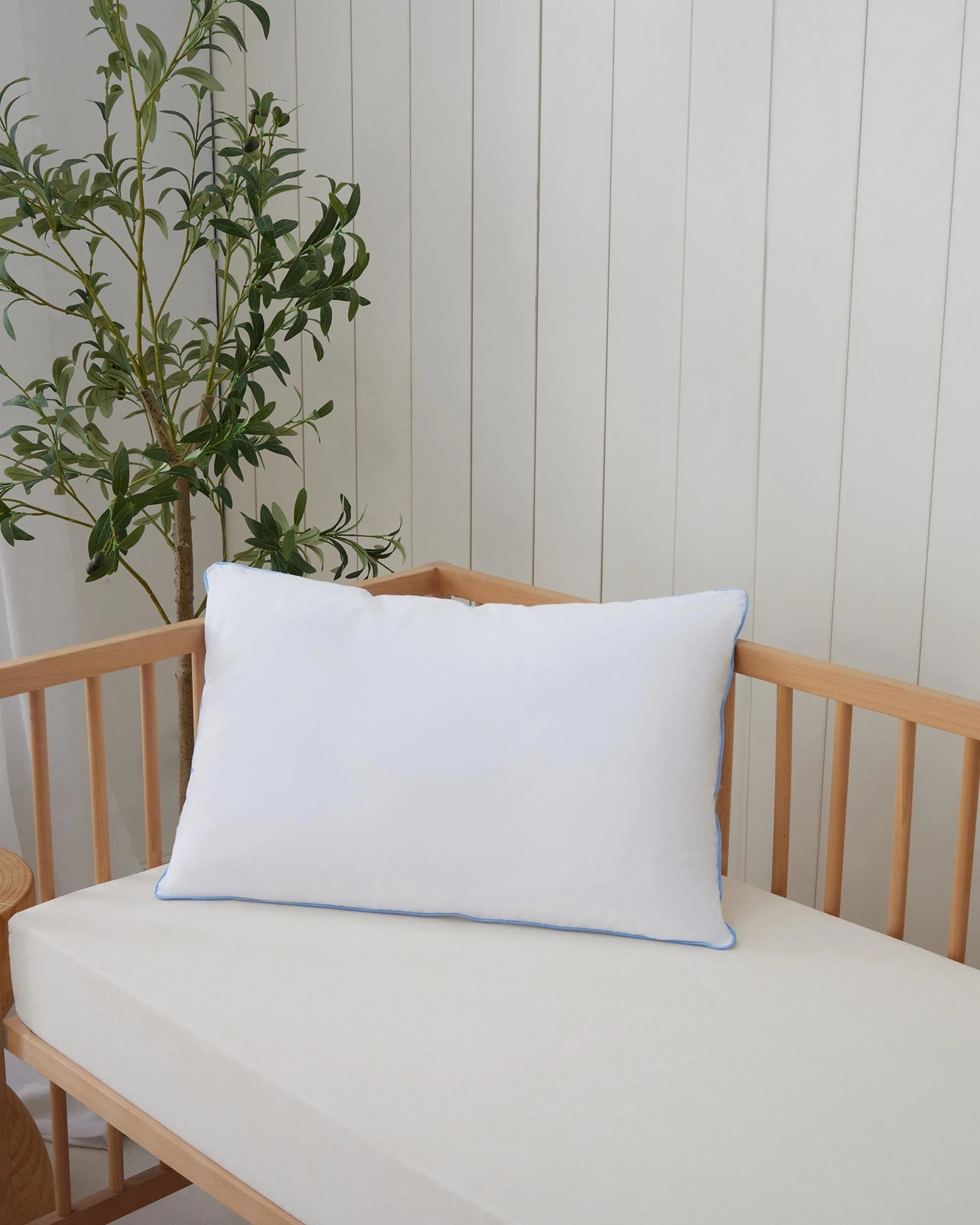 1 Dreamaker Baby Hypoallergenic and Machine Washable Cot Pillow 40x60cm - White, 1 of 7