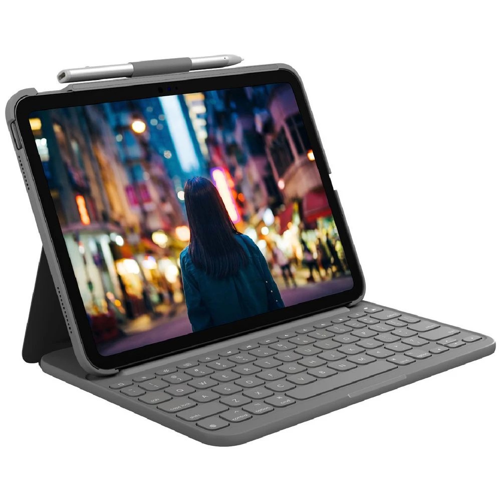 1 Logitech Slim Keyboard Folio iPad 10.9" 10th Gen & A16, 1 of 5