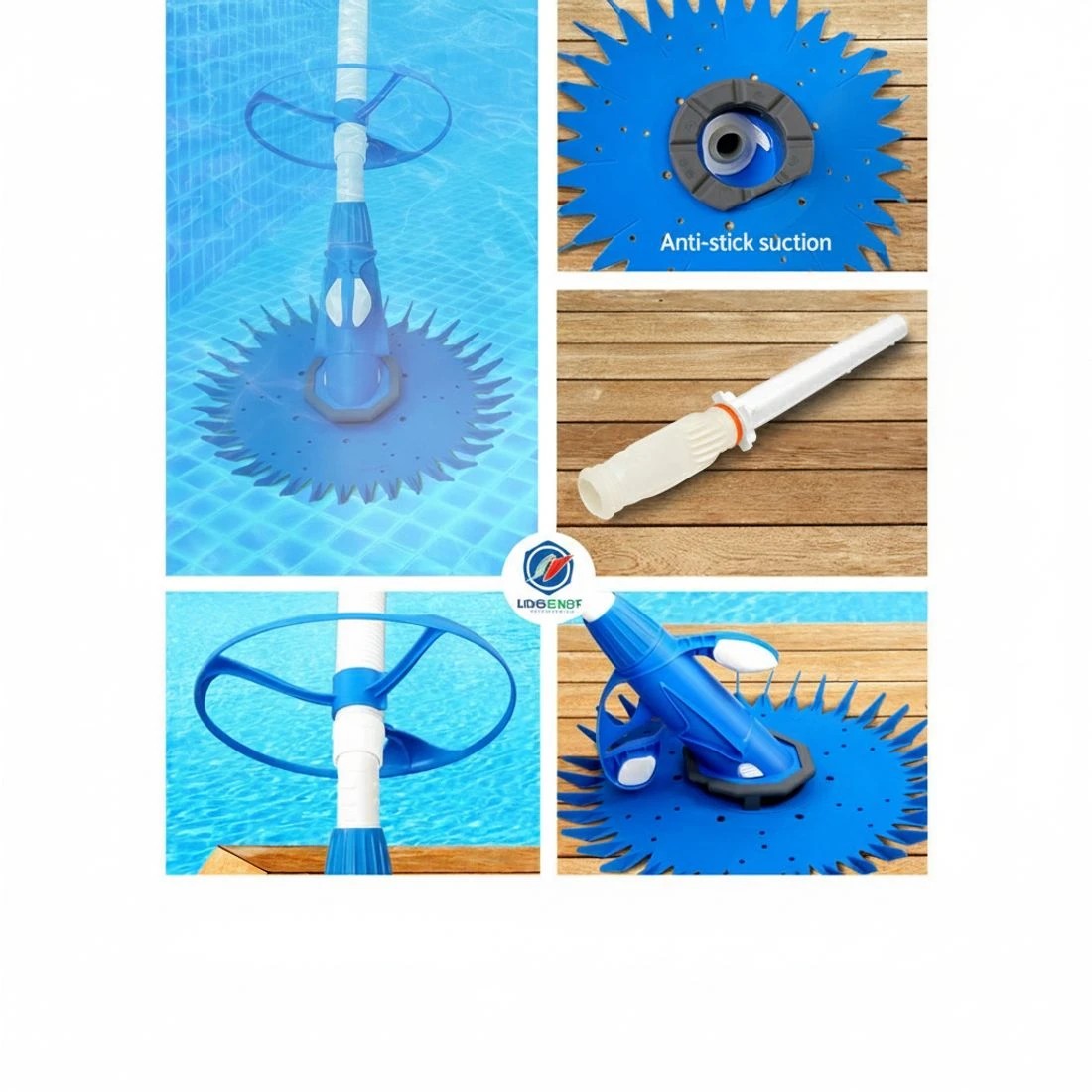 5 Aqua Buddy Pool Cleaner Automatic Vacuum Swimming Floor Climb Wall Pool 10M Hose - Multi, 5 of 7