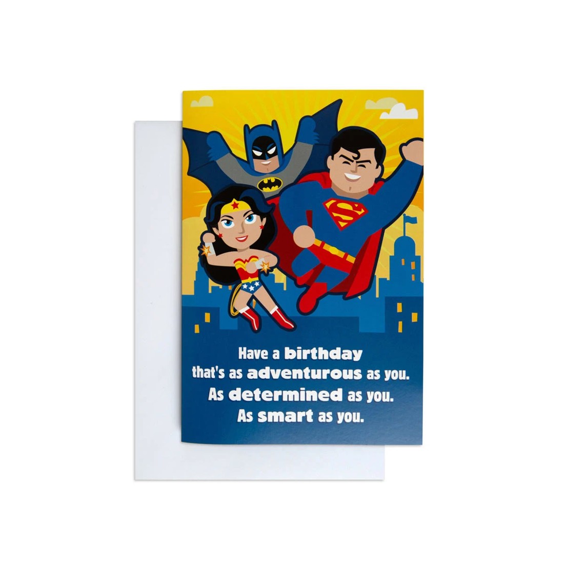 1 Hallmark DC Comics Interactive Birthday Card - Wonder Woman, Batman and Superman, 1 of 4