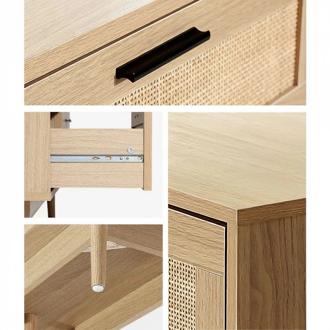 5 Artiss 6 Chest of Drawers - BRIONY - Natural, 5 of 5