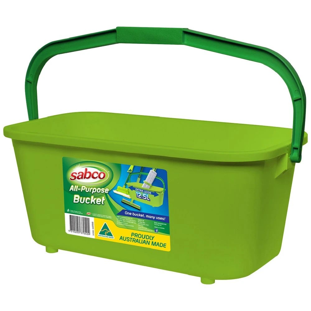 1 Sabco Extra Wide Sponge Mop Bucket 12.5L, 1 of 2