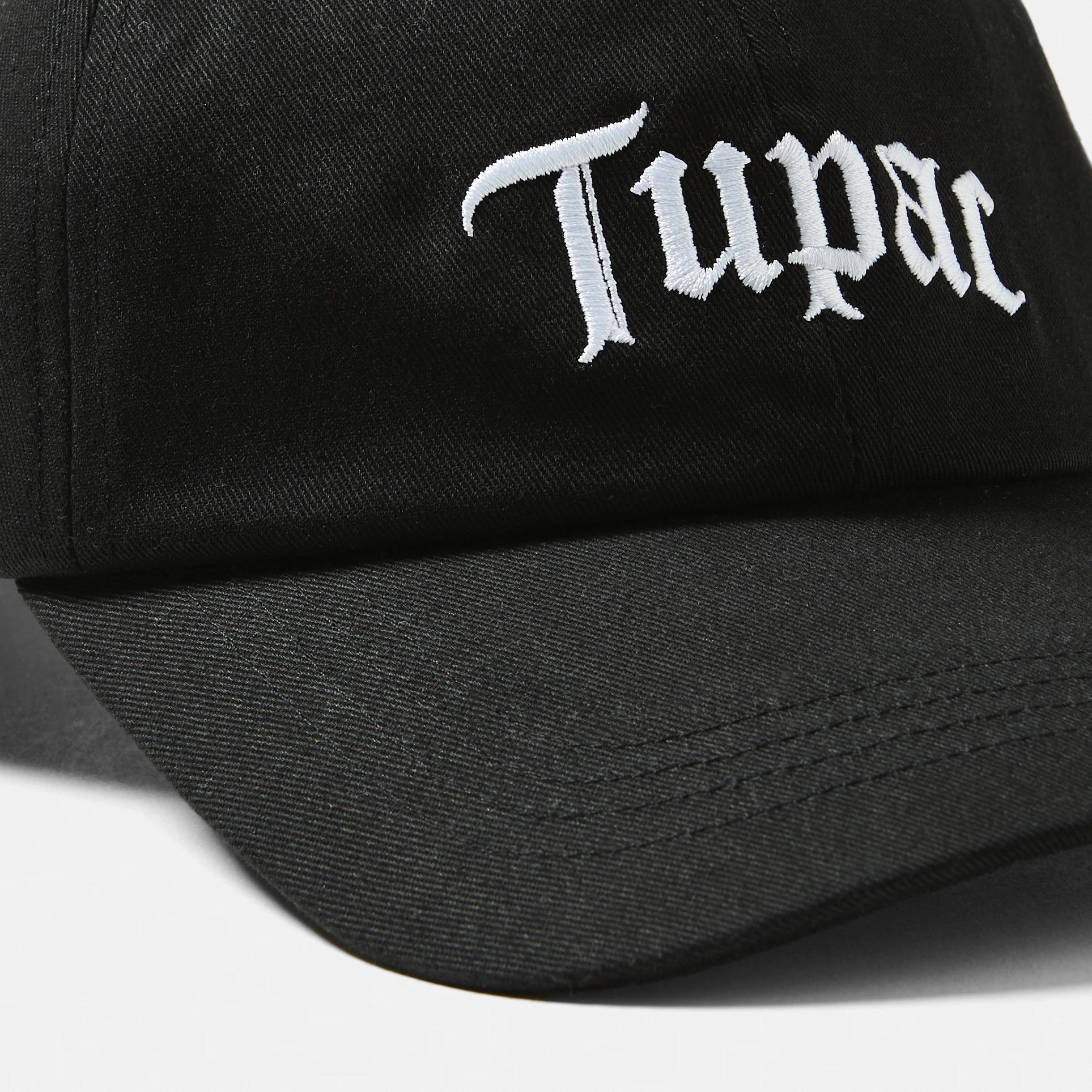 4 Tupac License Dad Cap BLACK, 4 of 4