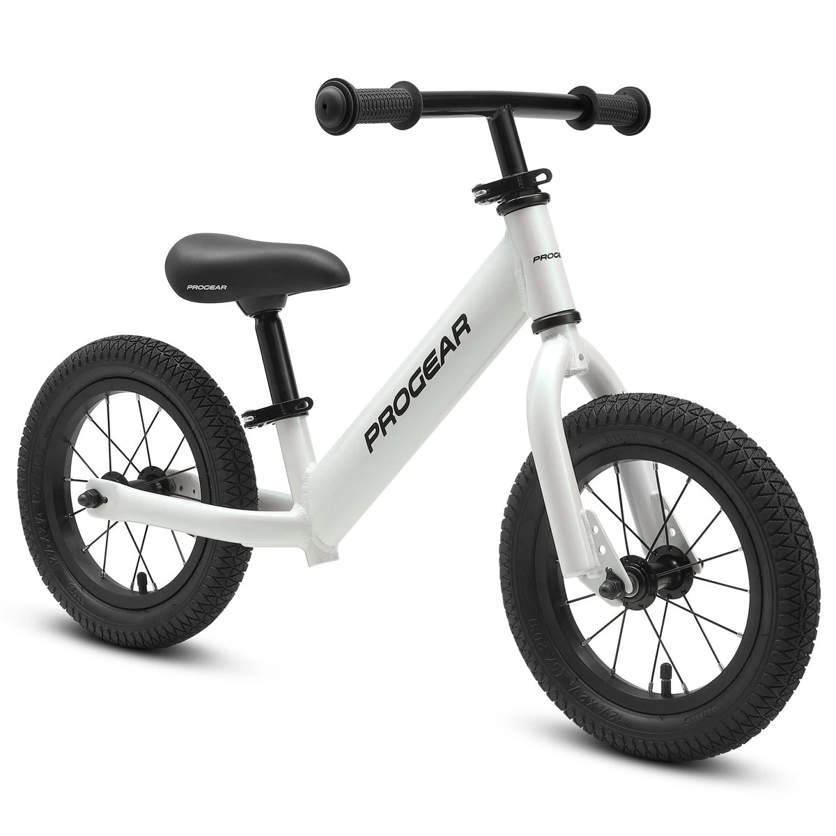 1 Progear DuraLite Kids Balance Bike 12" - Pearl White, 1 of 4