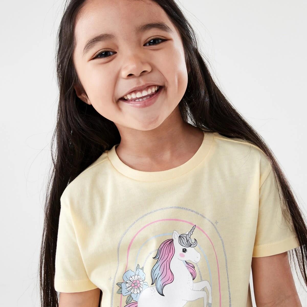 3 Print T-shirt UNICORNS BUTTERCREAM, 3 of 6