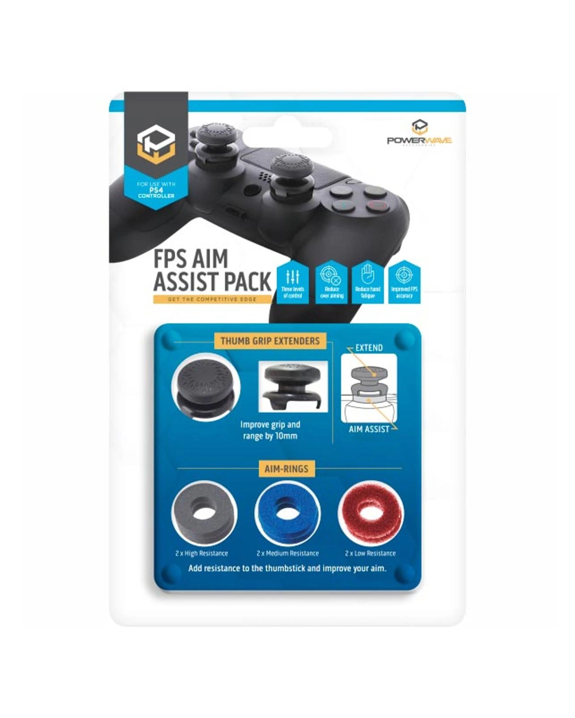 1 Powerwave FPS Aim Assist Pack for PS4, 1 of 5