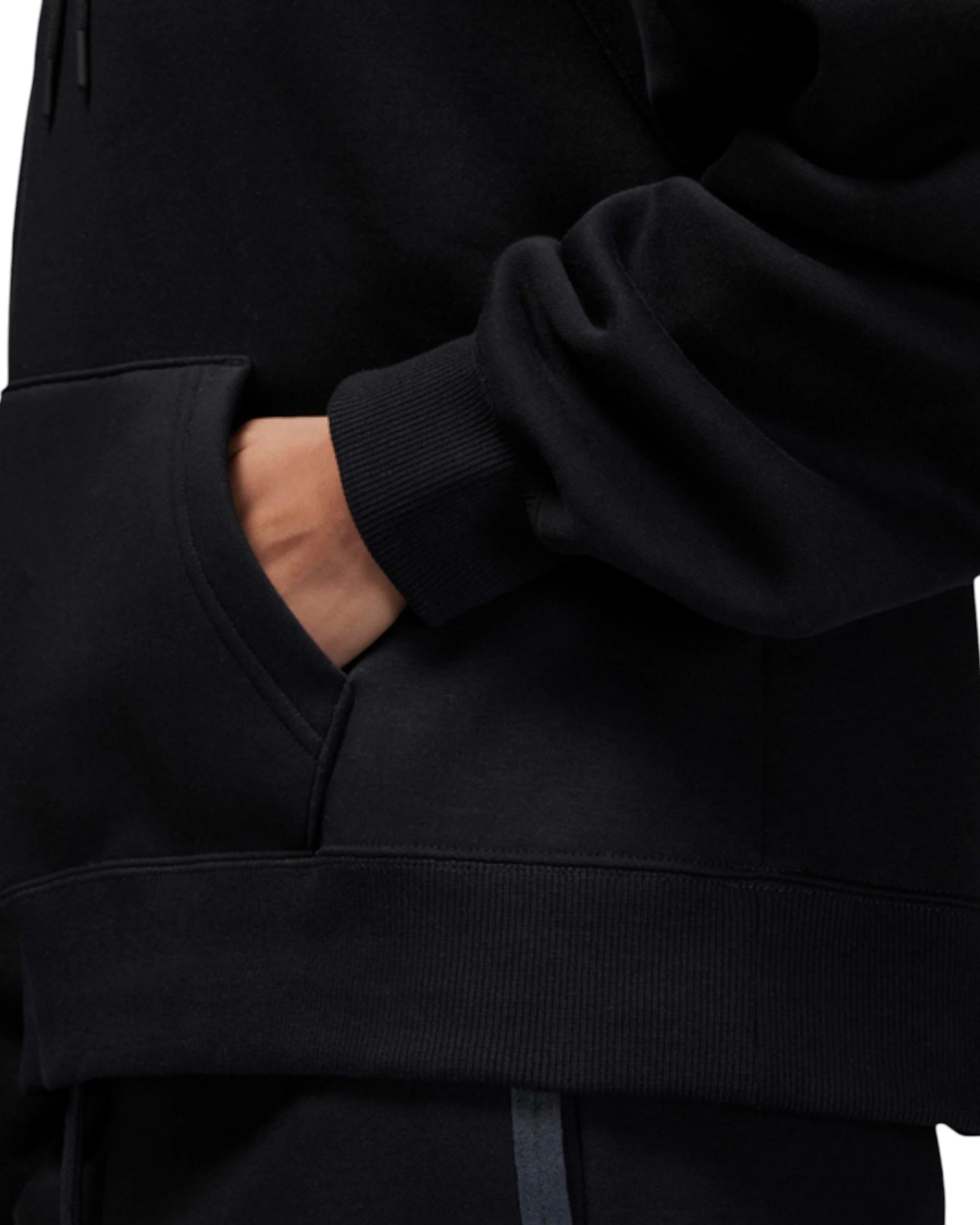 4 Nike Womens Jordan Paris Saint-Germain Brooklyn Fleece Pullover Hoodie BLACK, 4 of 8