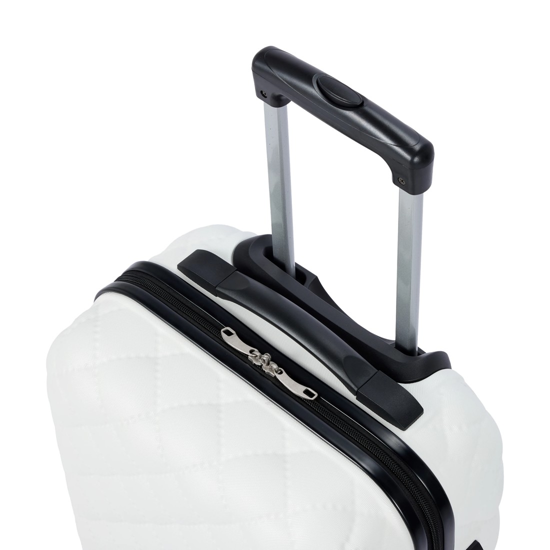 8 2 Piece Quilted Hard Case Set - White, 8 of 9