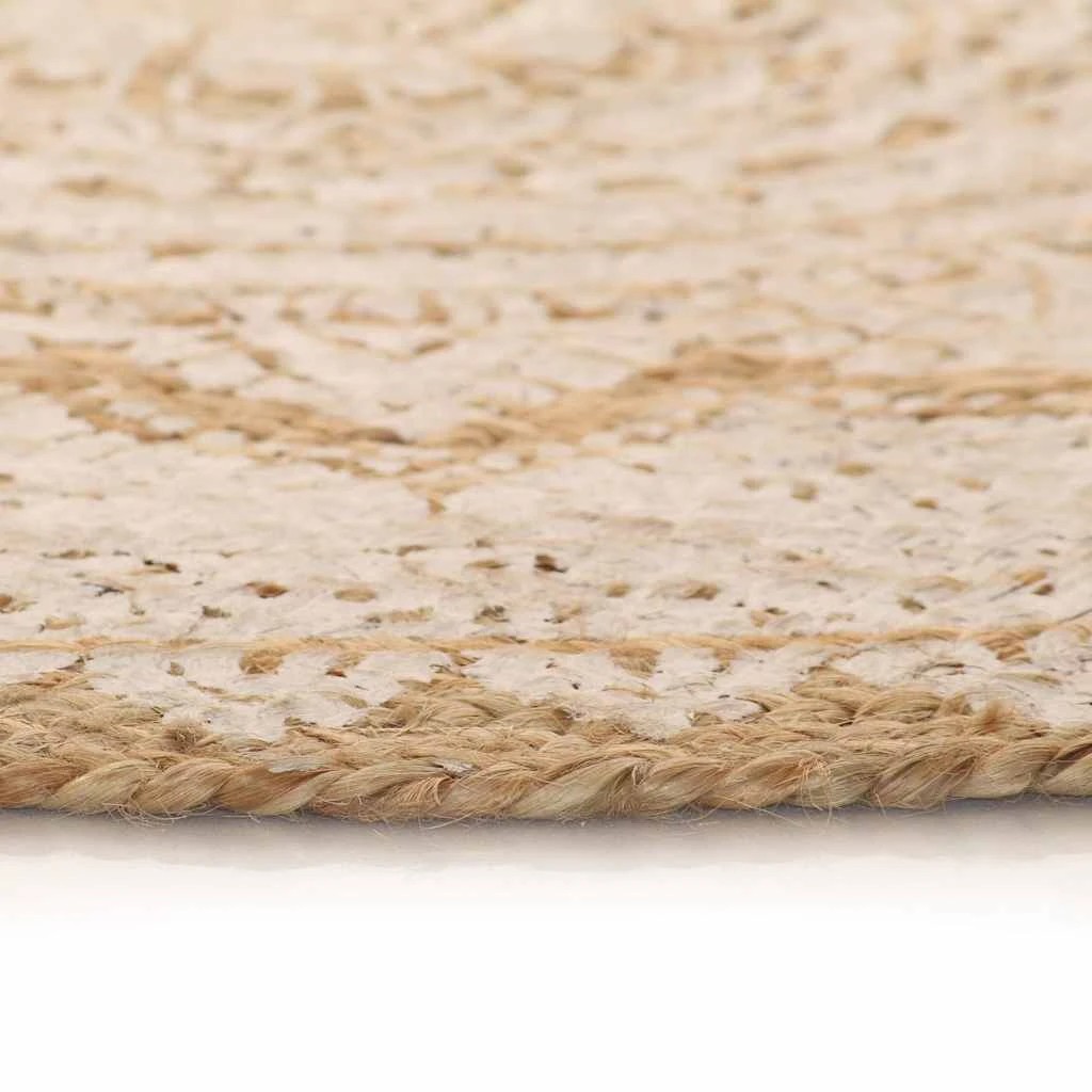 3 Vidaxl Area Rug Jute - Beige, 3 of 5