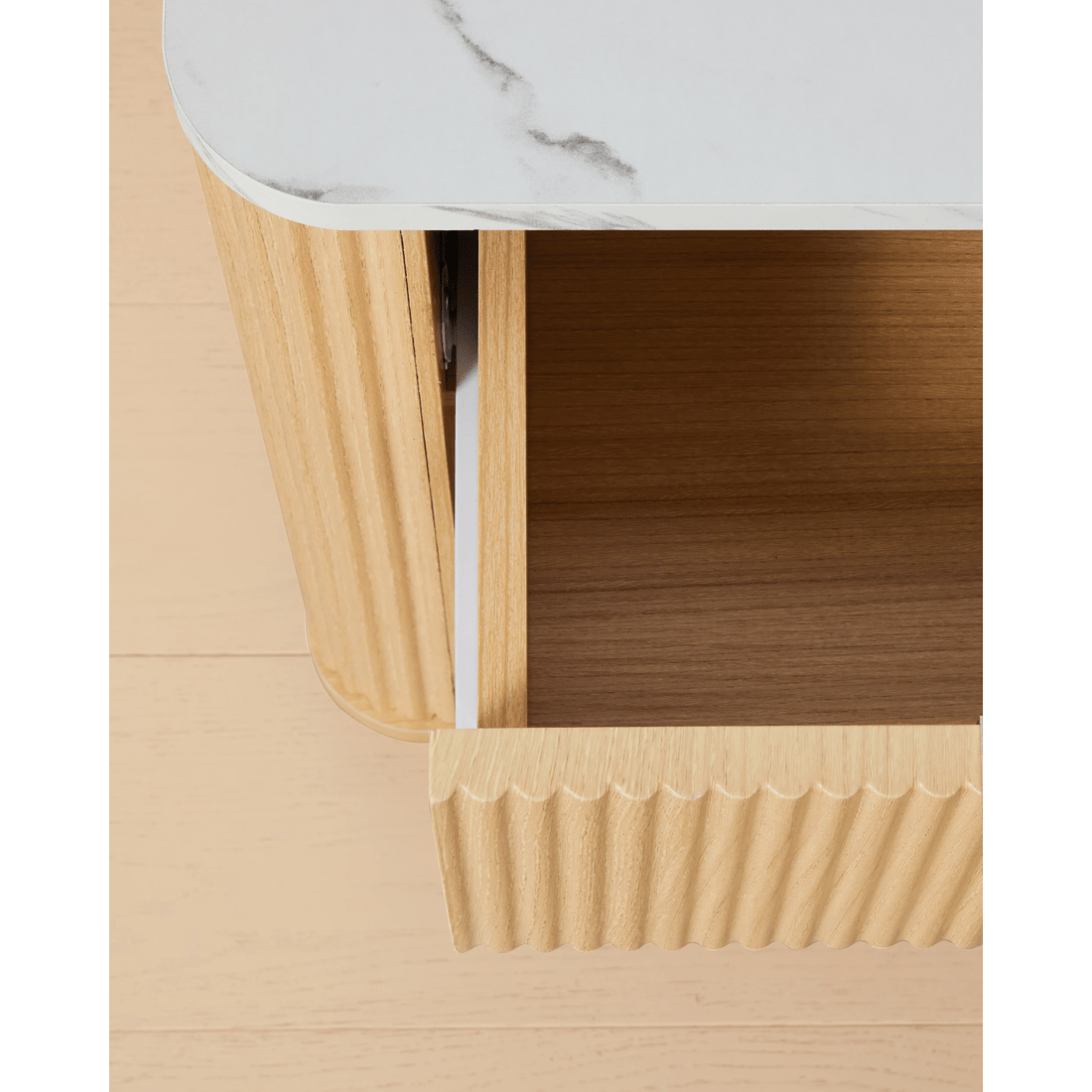 9 Claire Bedside Table - Oak, 9 of 9