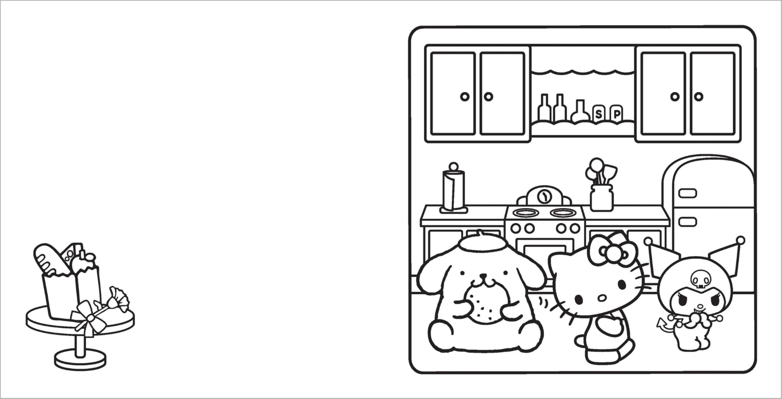 3 Cosy Colouring: Hello Kitty and Friends - Book, 3 of 3