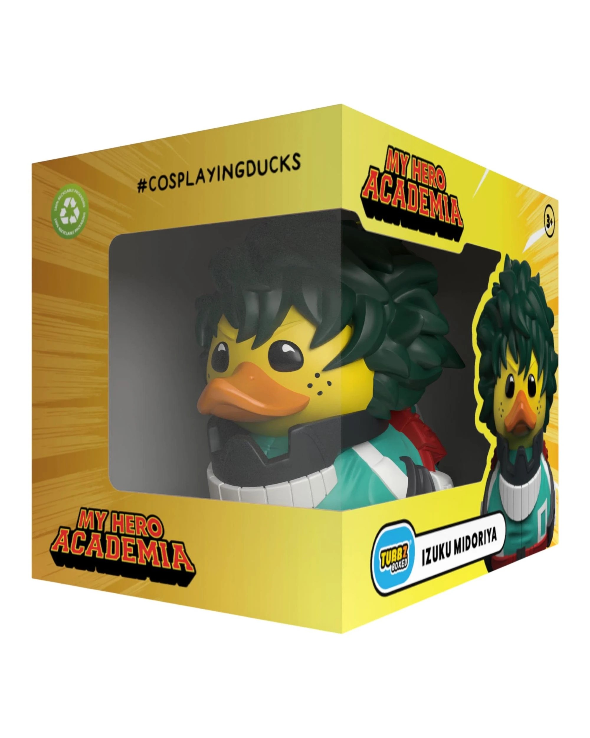 1 TUBBZ My Hero Academia Izuku Midoriya - Deku -  Boxed Edition Cosplaying Duck Figure, 1 of 4
