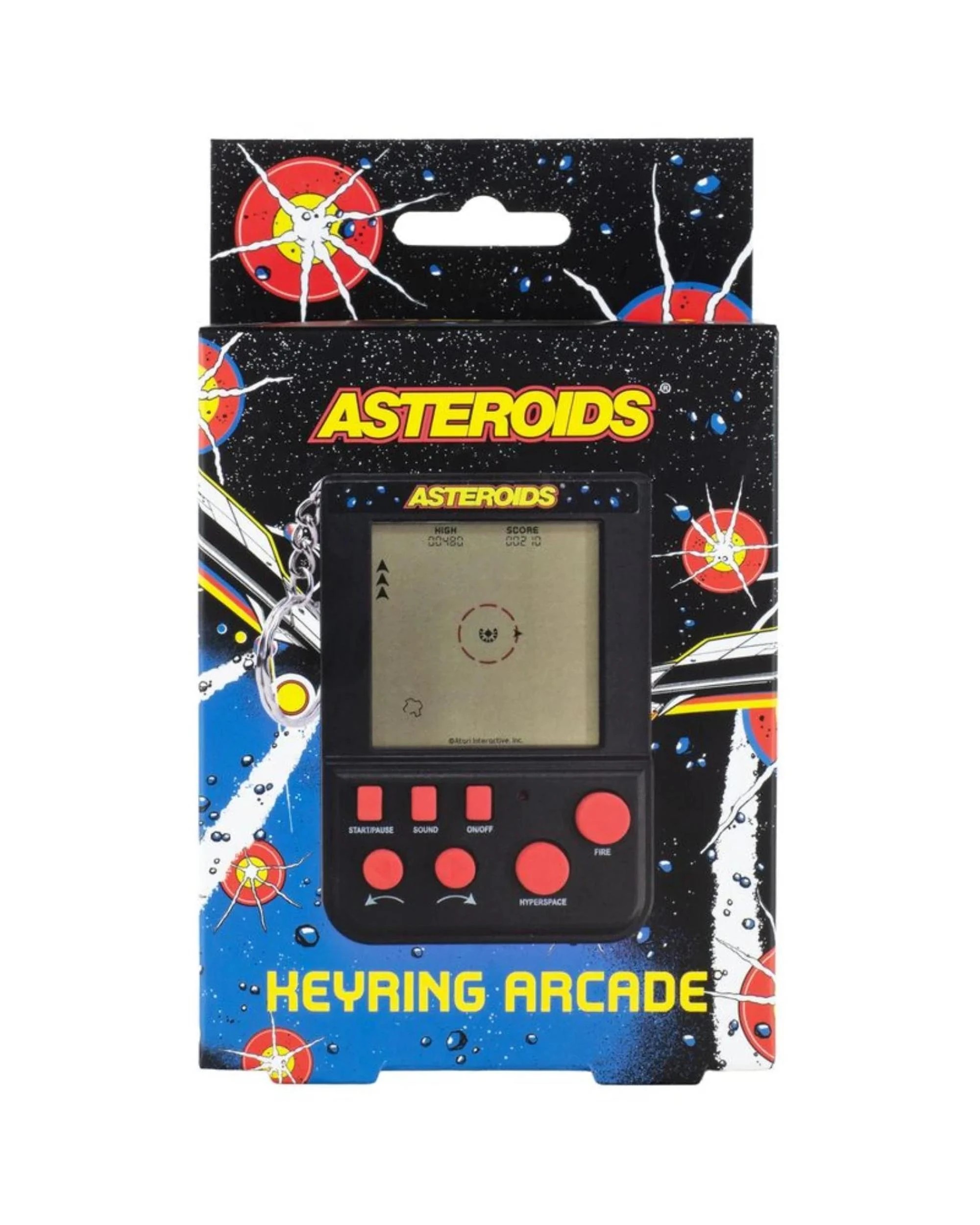 1 Fizz Creations Asteroids Keyring Arcade, 1 of 4