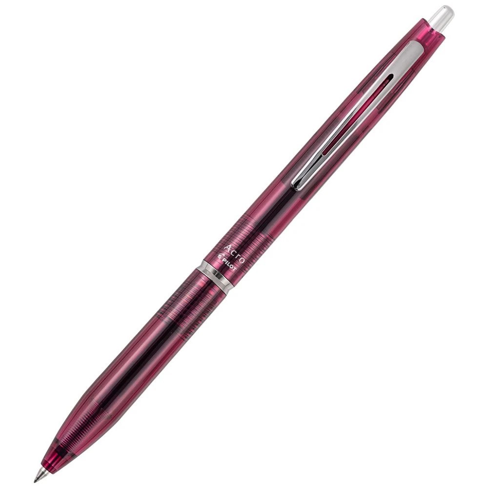 2 PILOT Acro 300 0.5mm Hybrid Ballpoint Pen Red Barrel, 2 of 6