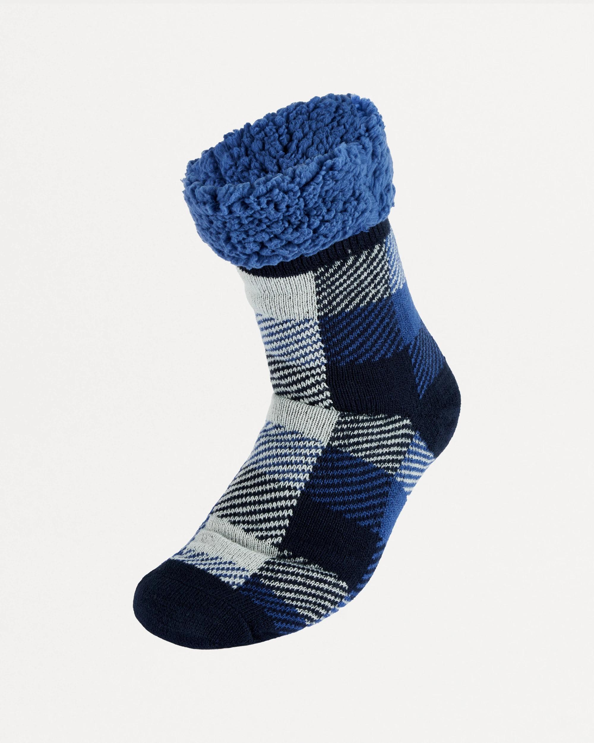 1 Sherpa Lined Home Socks Arthurchek, 1 of 3