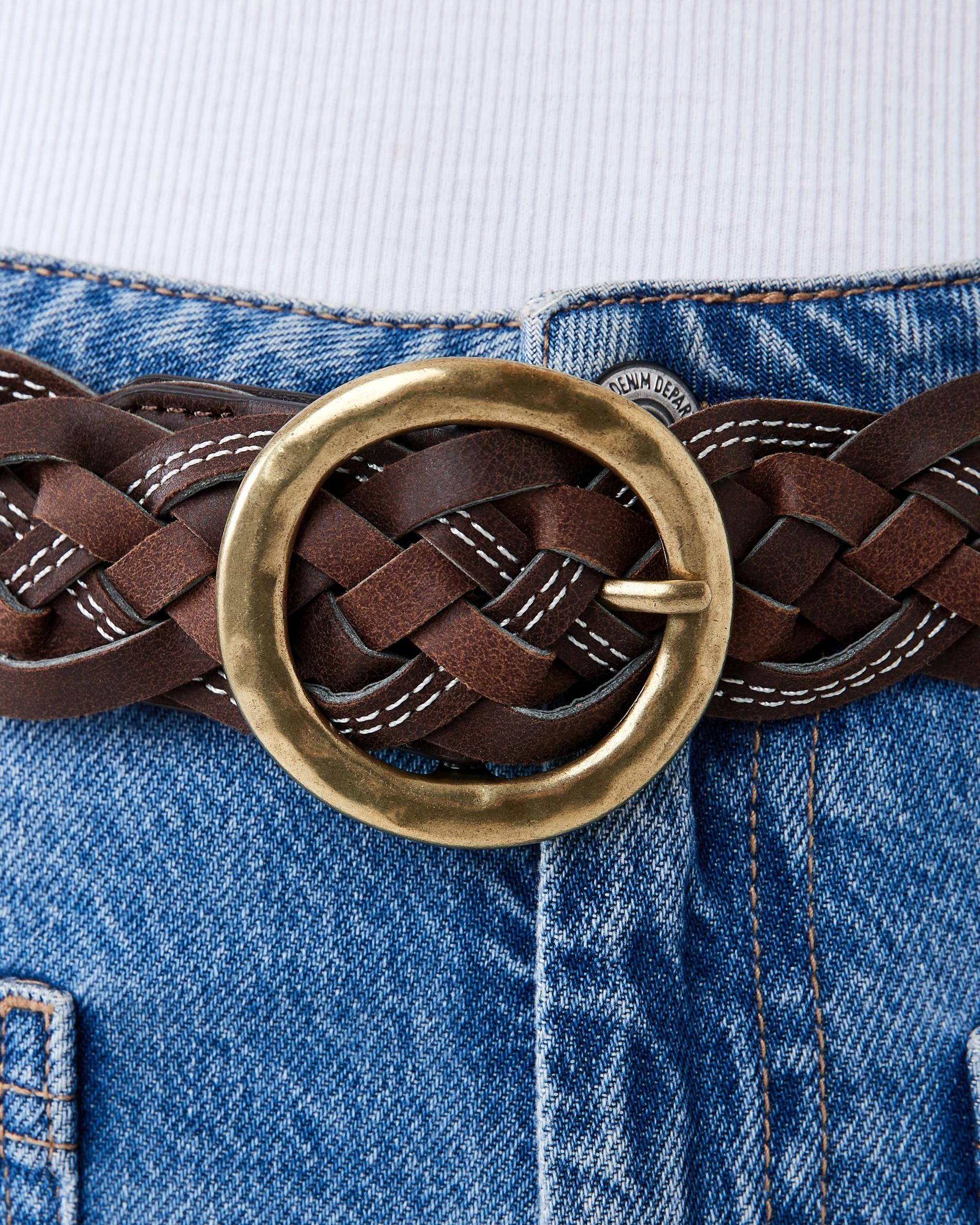 4 Braid Belt Brown, 4 of 6