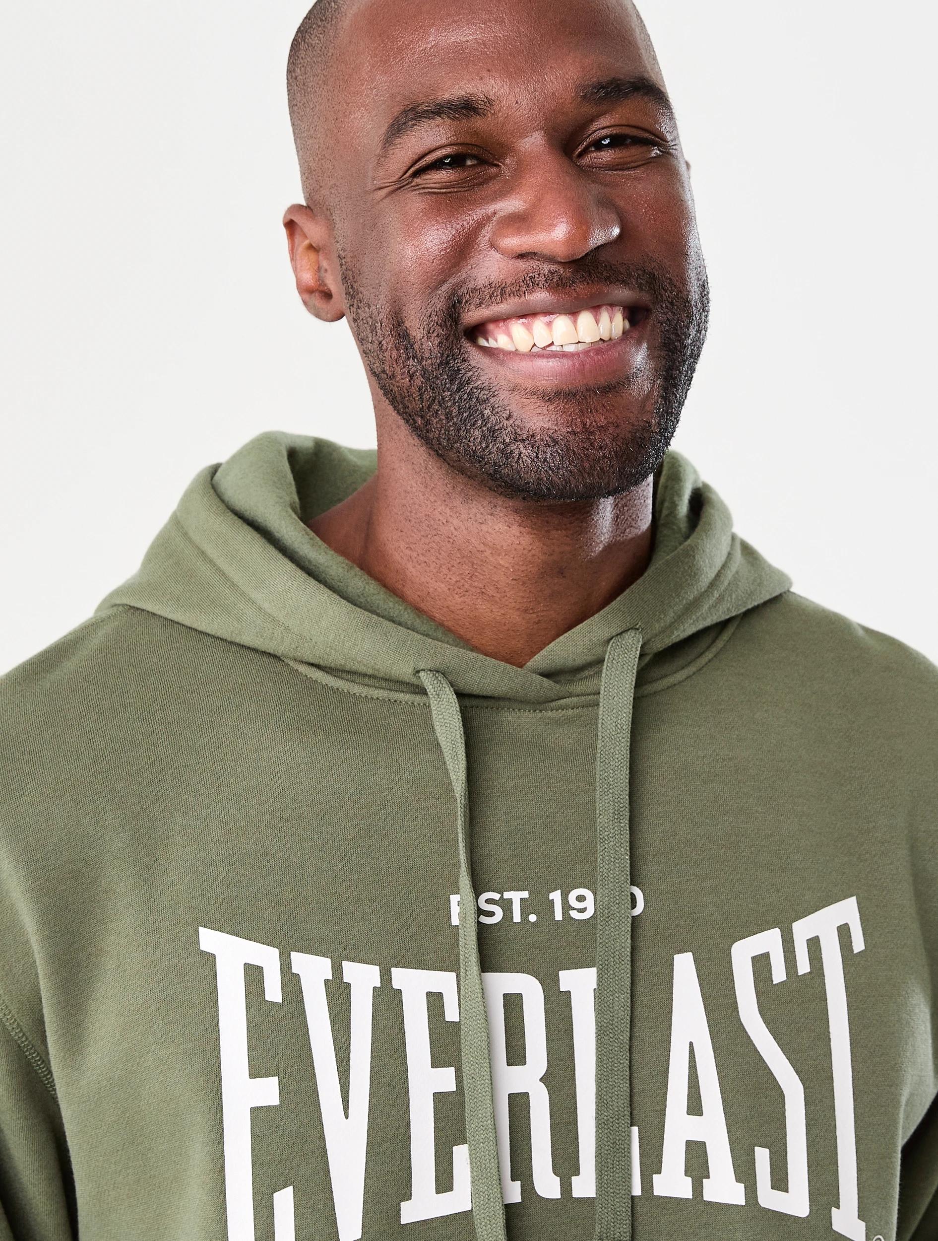 4 Everlast Mens Bronx Hoodie Olive, 4 of 8