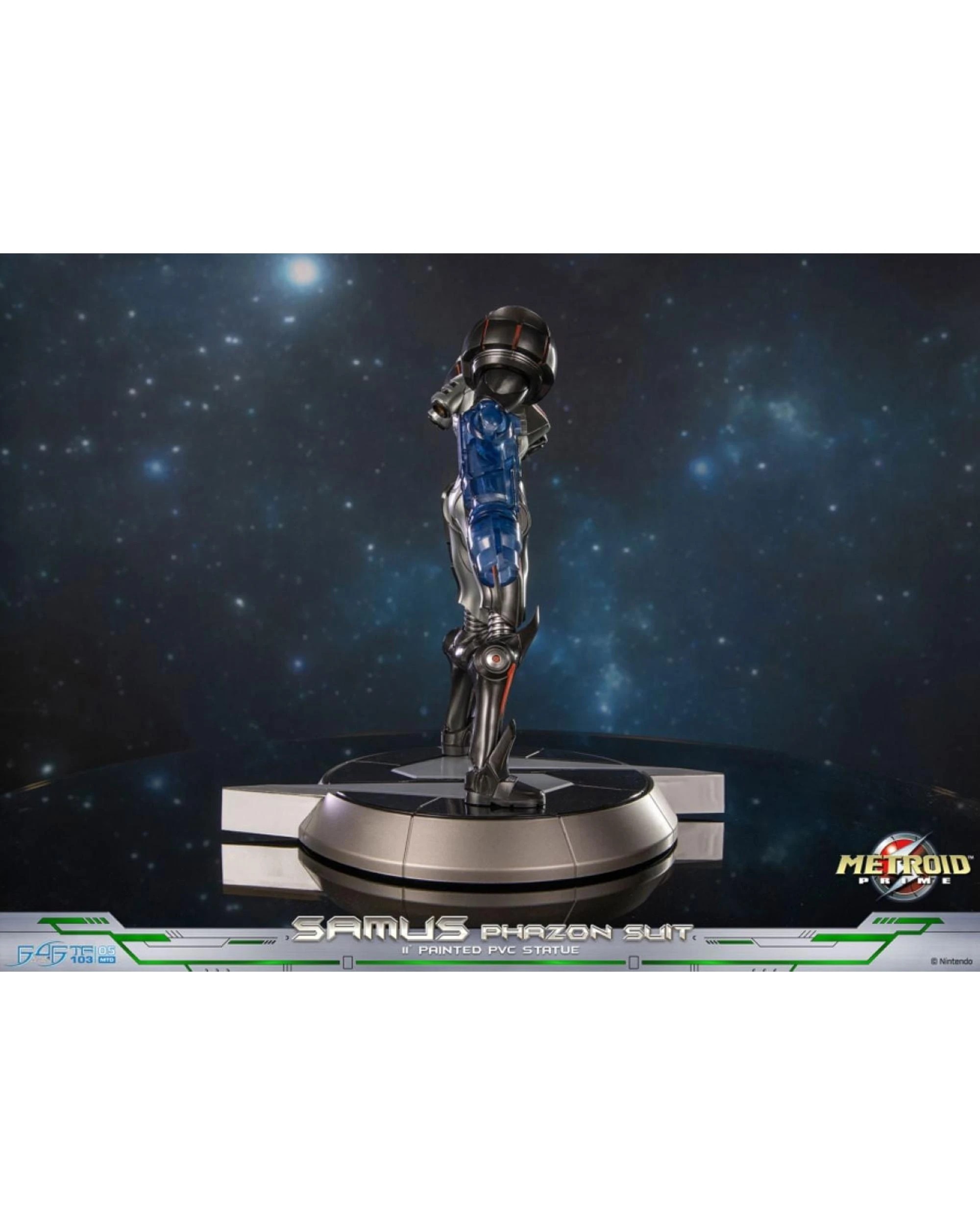 4 Metroid Prime Samus Phazon Suit PVC Statue, 4 of 9