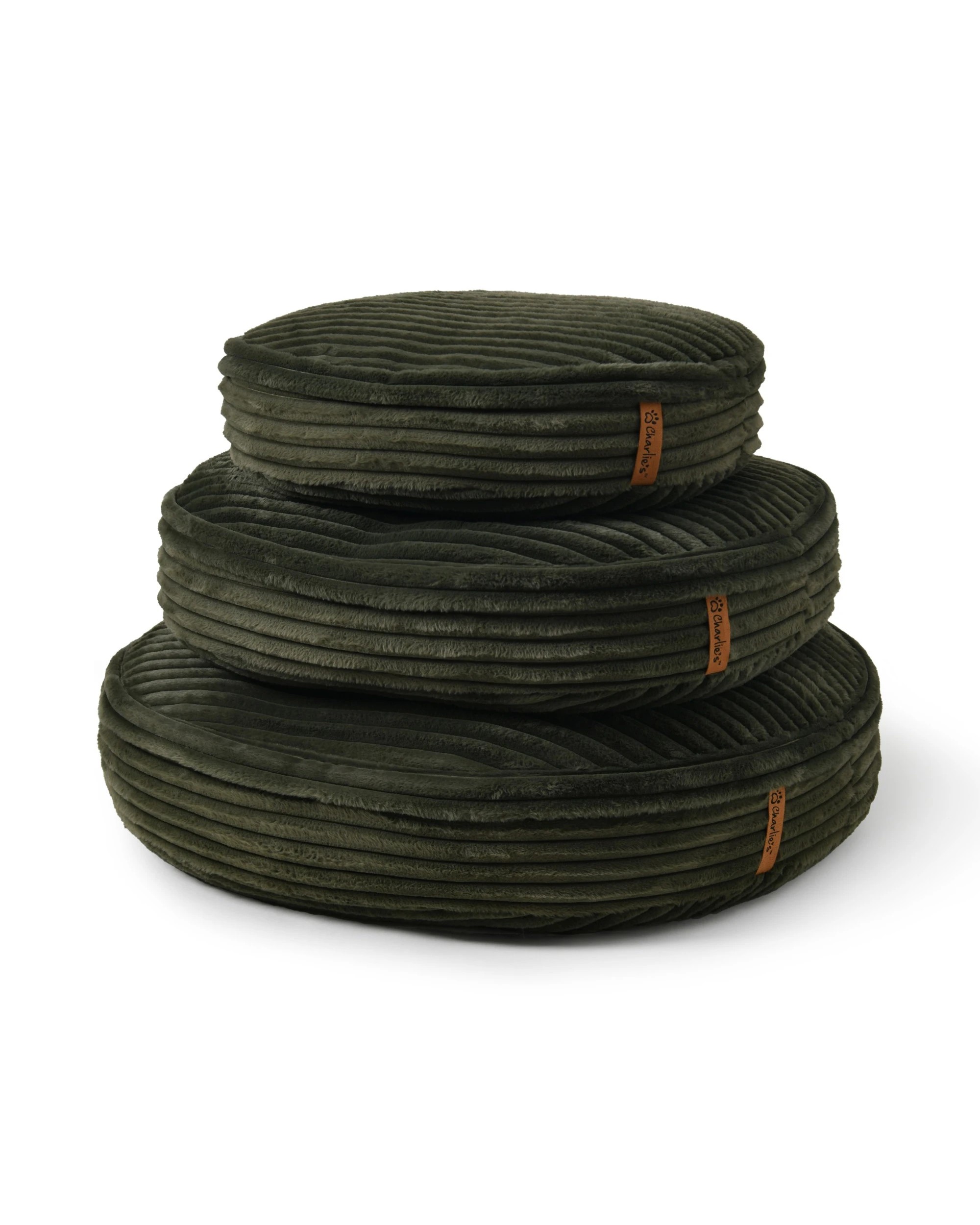 7 Charlie's Cloud Crushed Foam Dog Bed Small - Olive, 7 of 7