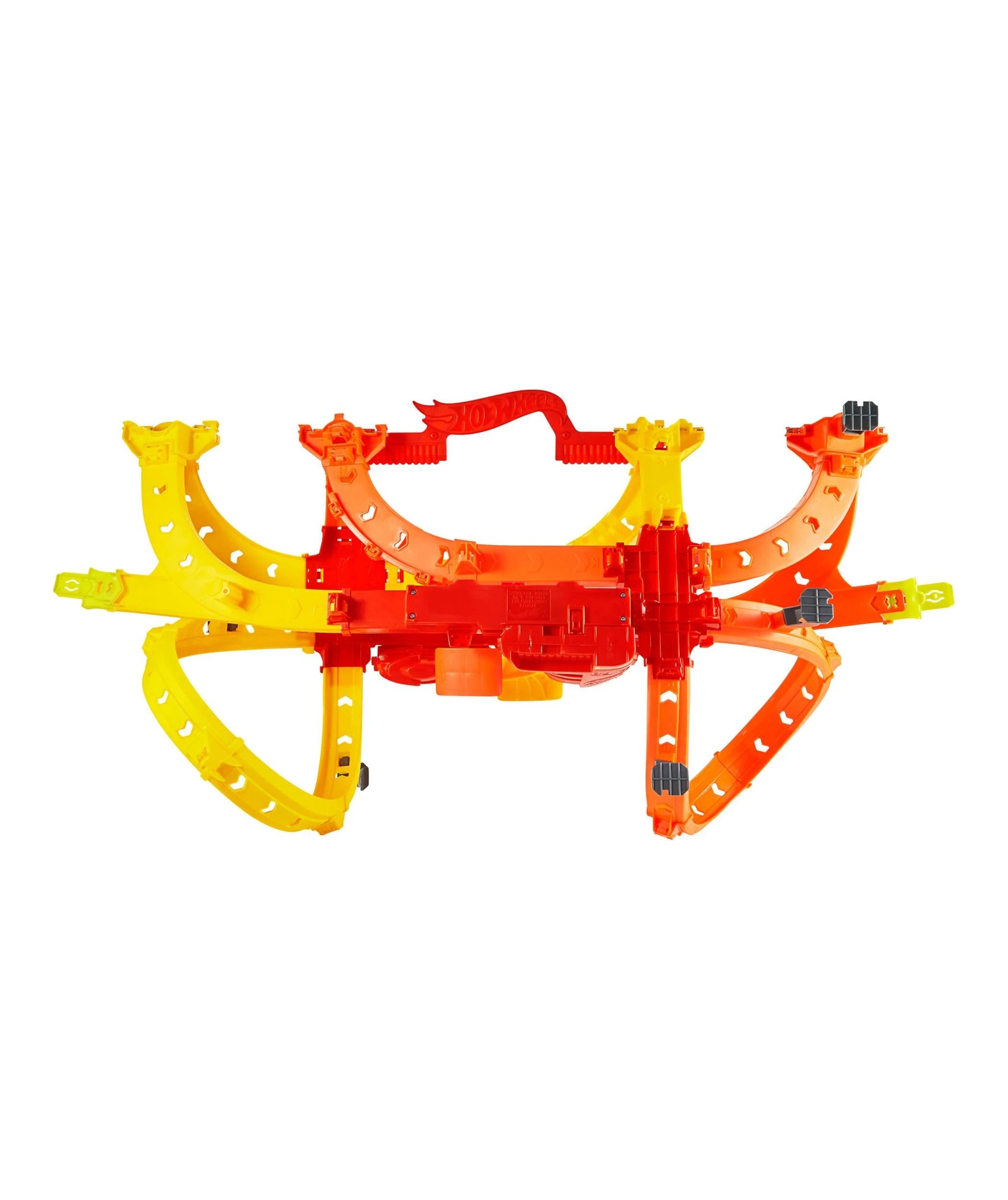 4 Mattel Hot Wheels Stunt Tracks Blast Launch Face-Off Track Set - Orange, 4 of 5