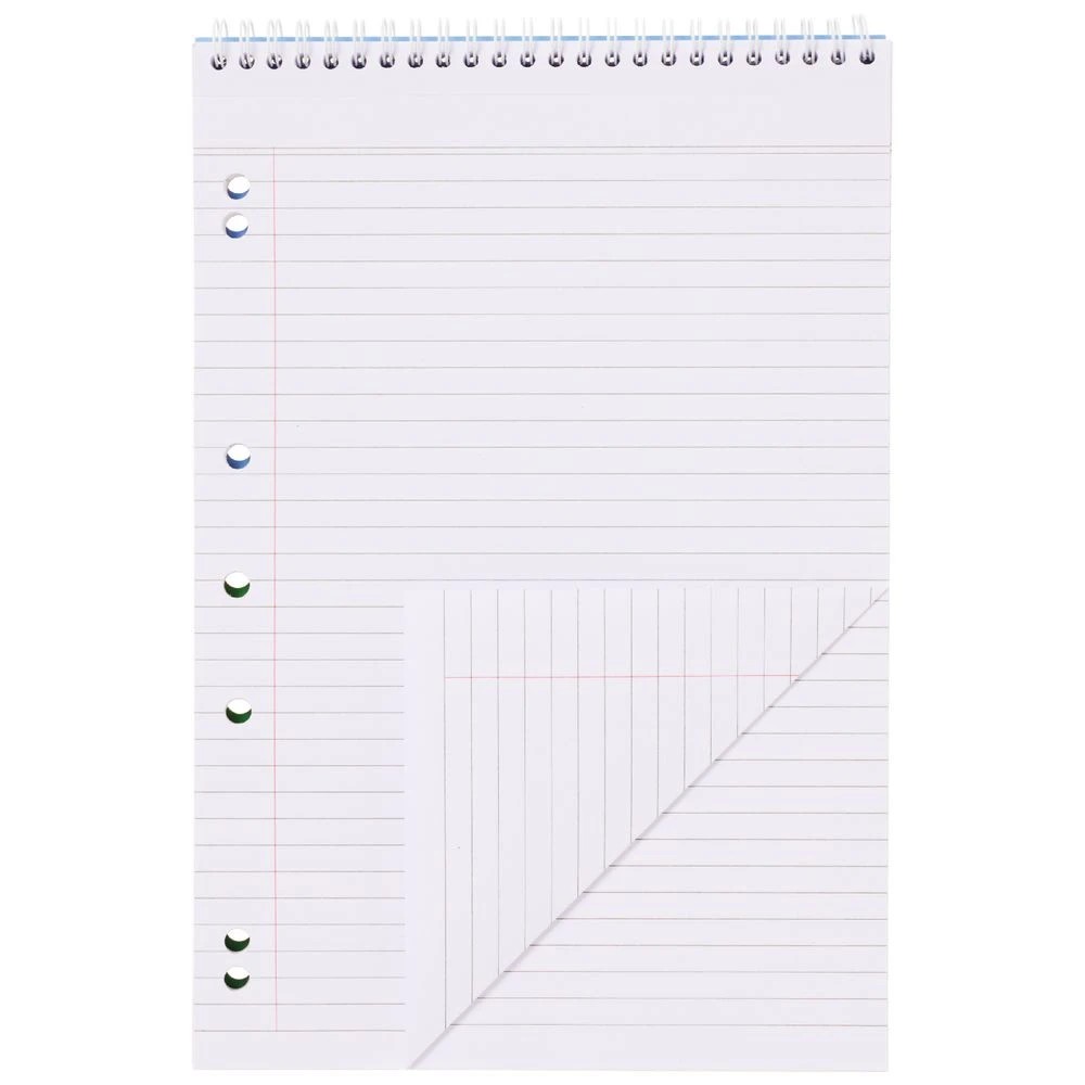 2 J.Burrows A4 Top Spiral Lecture Pad 140 Page, 2 of 2