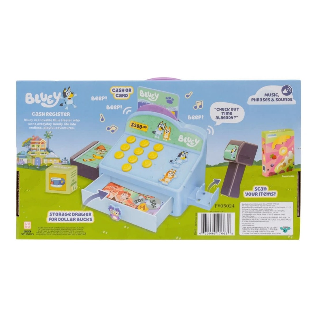 9 Bluey Role-Play Cash Register Toy, 9 of 9
