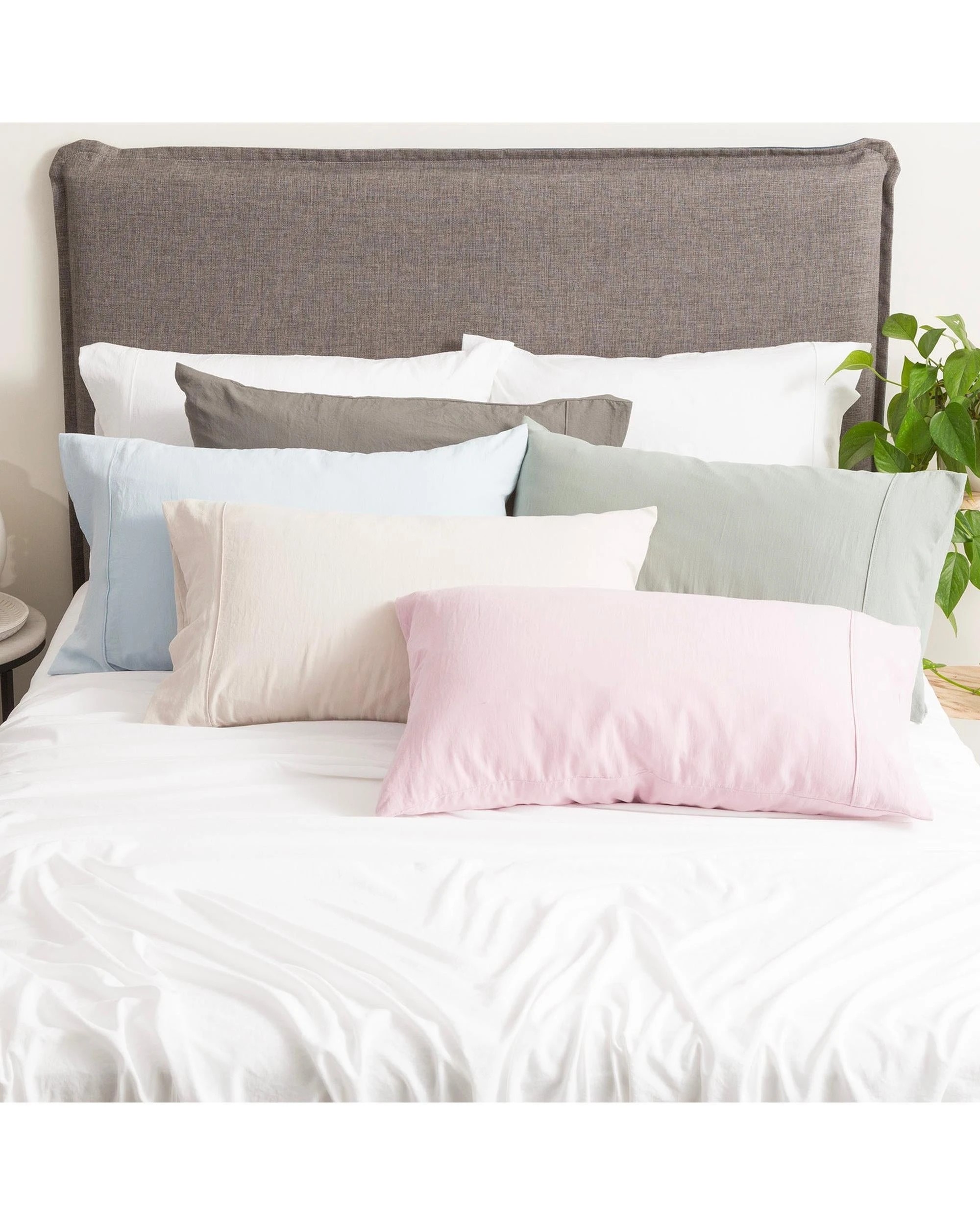 3 Ddecor Home Ultra Plush Vintage Washed Microfiber Quilt Cover Set, King, Blue - Blue, 3 of 3