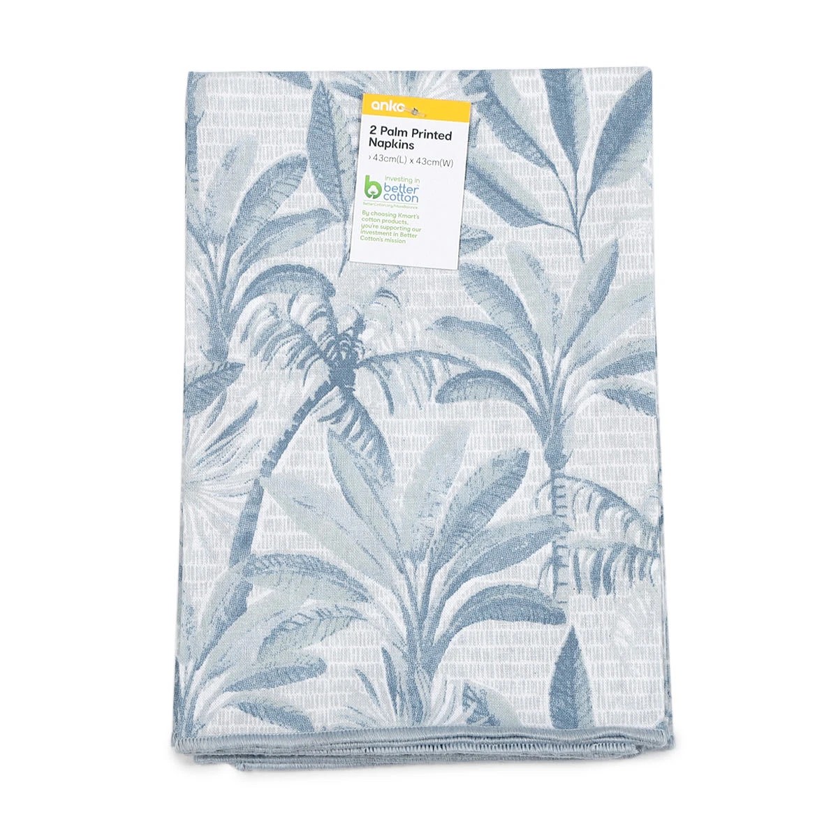 4 2 Pack Palm Printed Napkins, 4 of 4