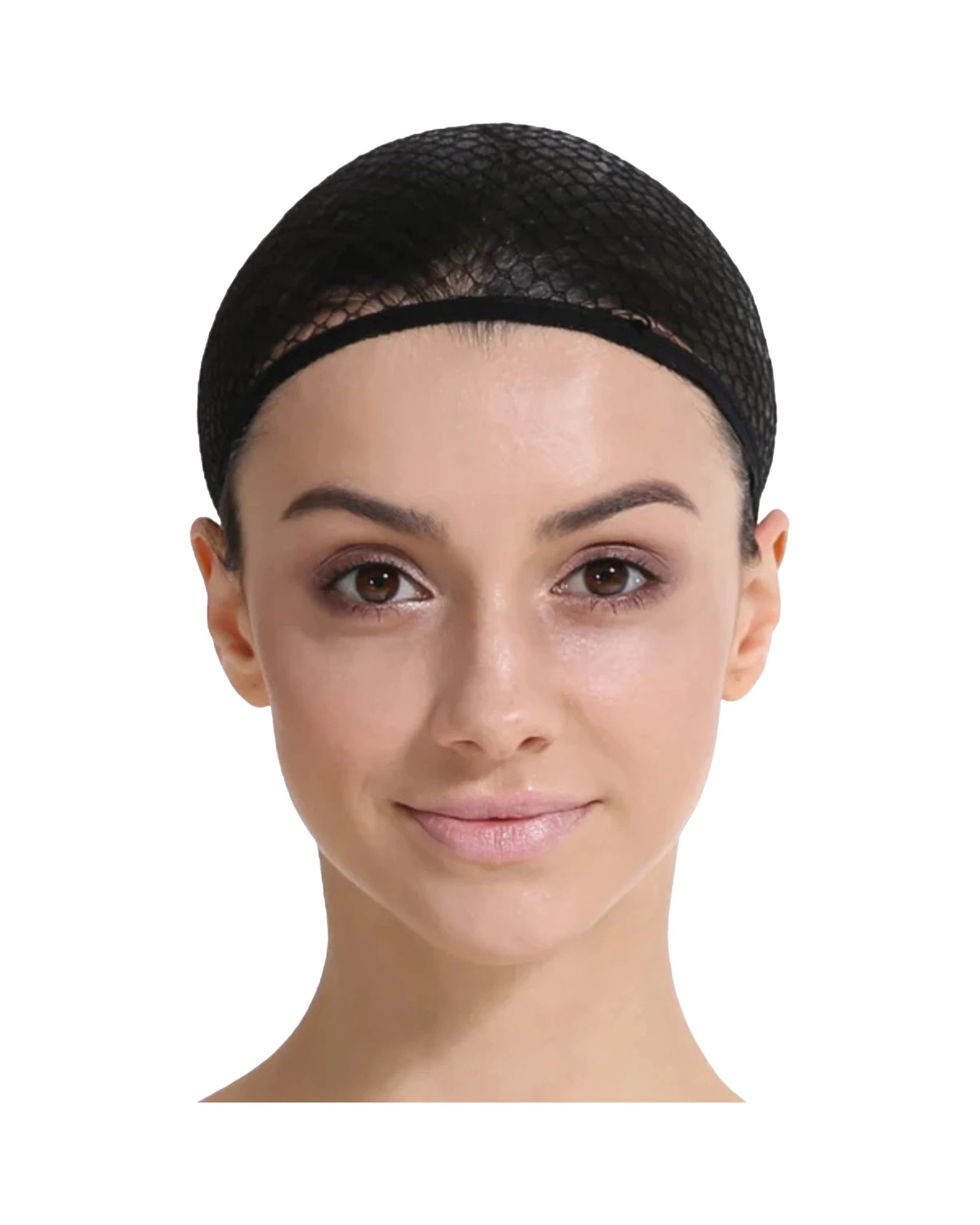 1 JD Party Wig Cap - One Size - Black, 1 of 3