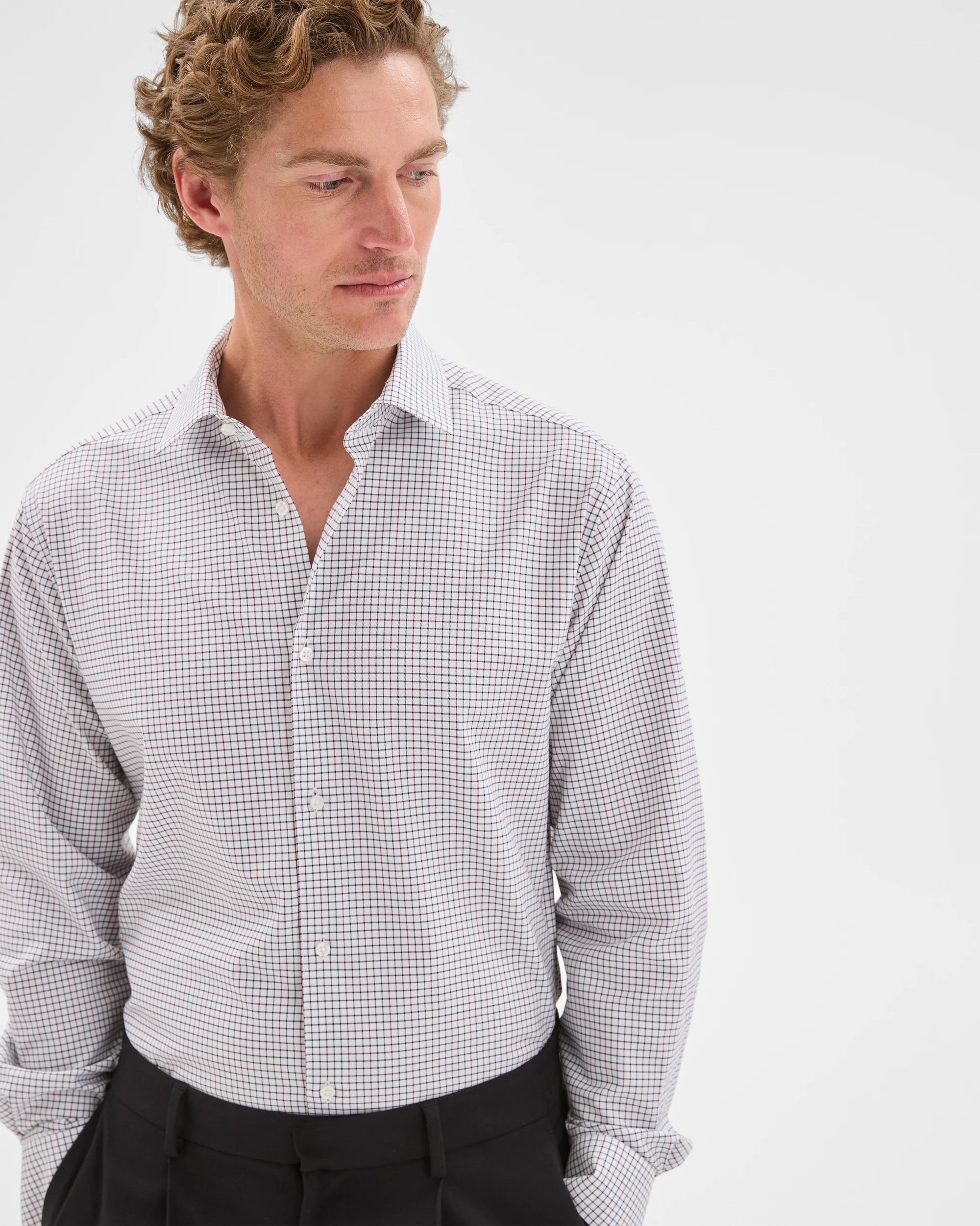 4 Preview Australian Cotton Check Business Shirt , 4 of 6