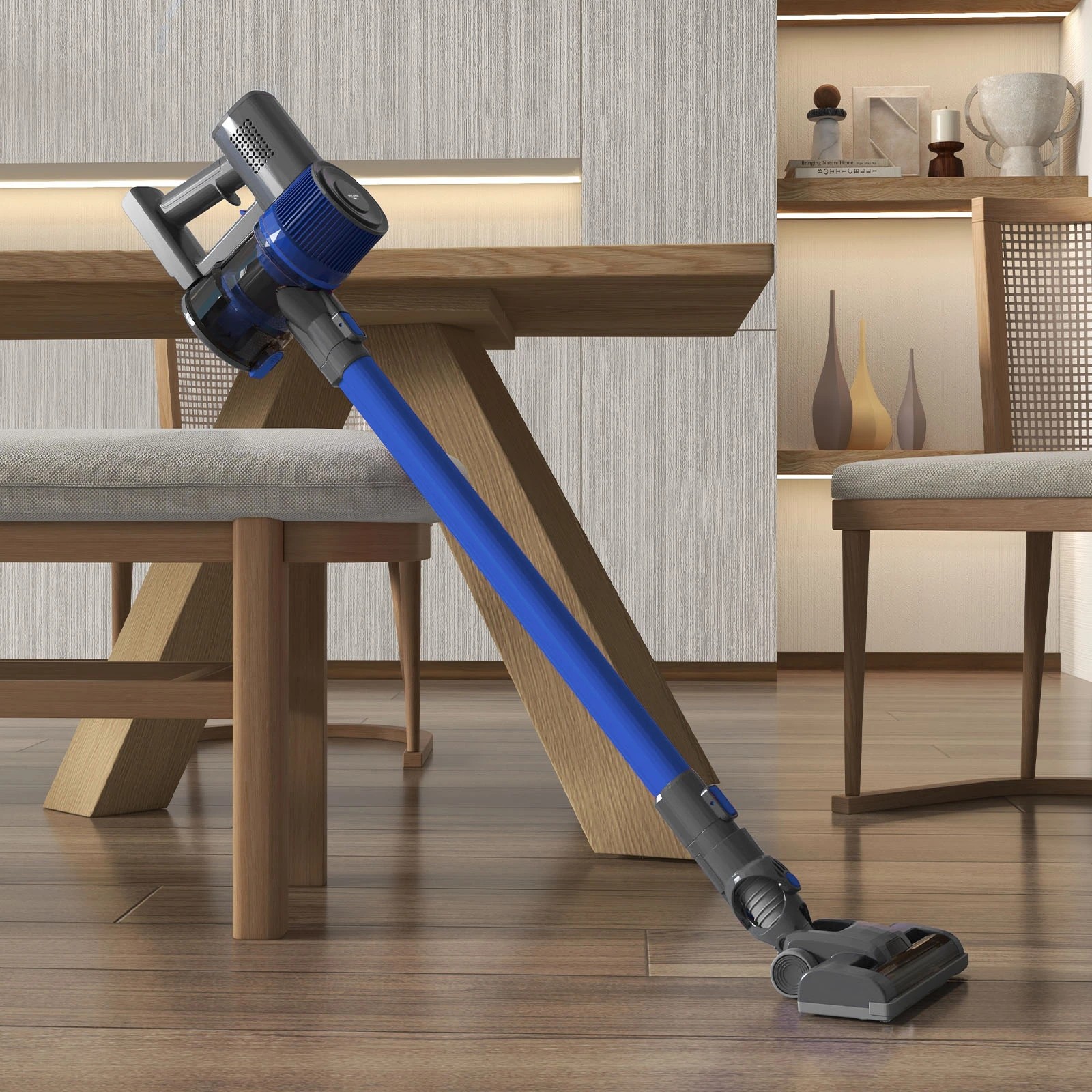 9 MyGenie Fusion Pro H20 Stick Vacuum 3-In-1 Mop Cordless Handheld Strong Suction - Blue, 9 of 10