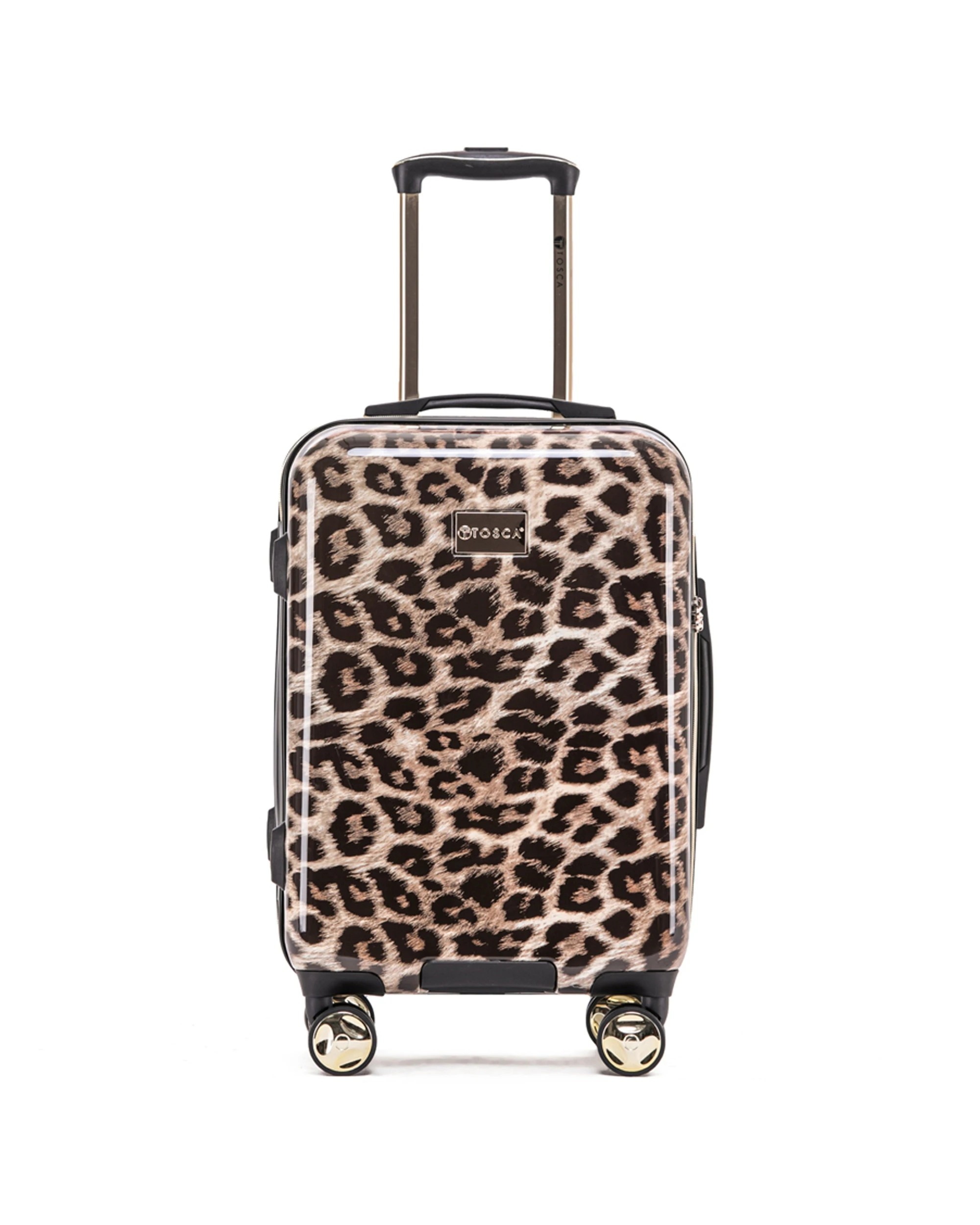 5 Tosca Leopard 20" Cabin Trolley Luggage Travel Suitcase - Pattern, 5 of 5