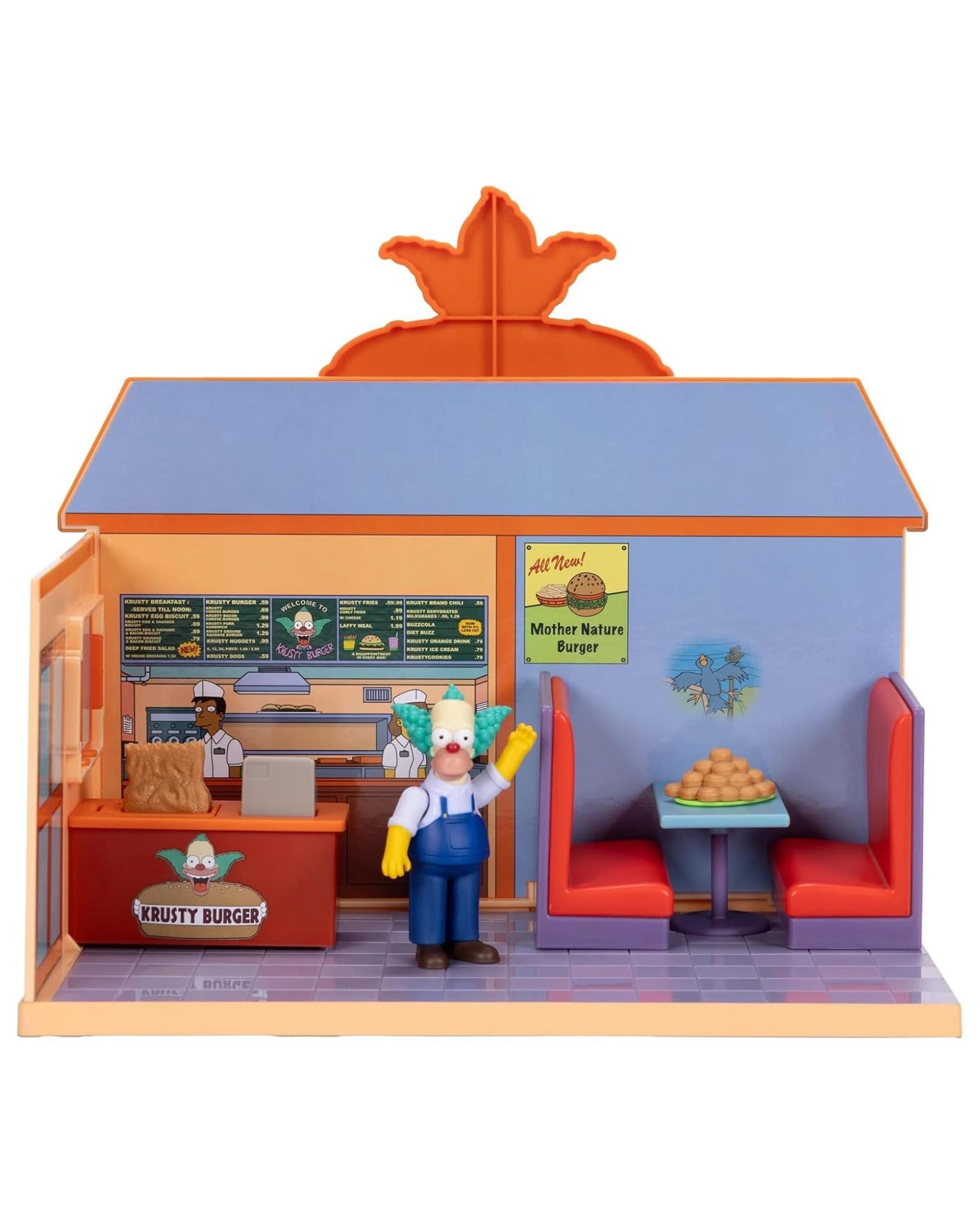 6 The Simpsons Krusty Burger Diorama 2.5 inch Scale Playset, 6 of 9