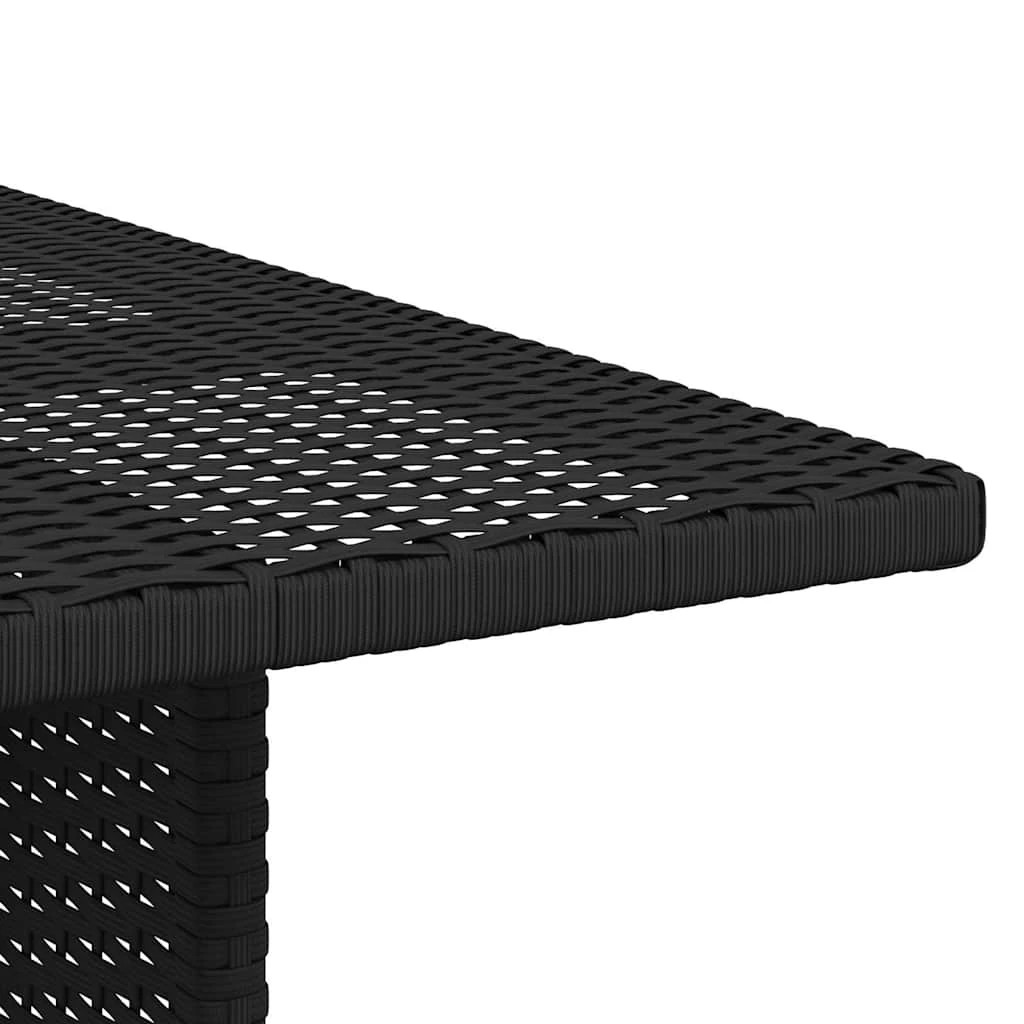7 vidaXL Garden dining table Durable - Black, 7 of 9